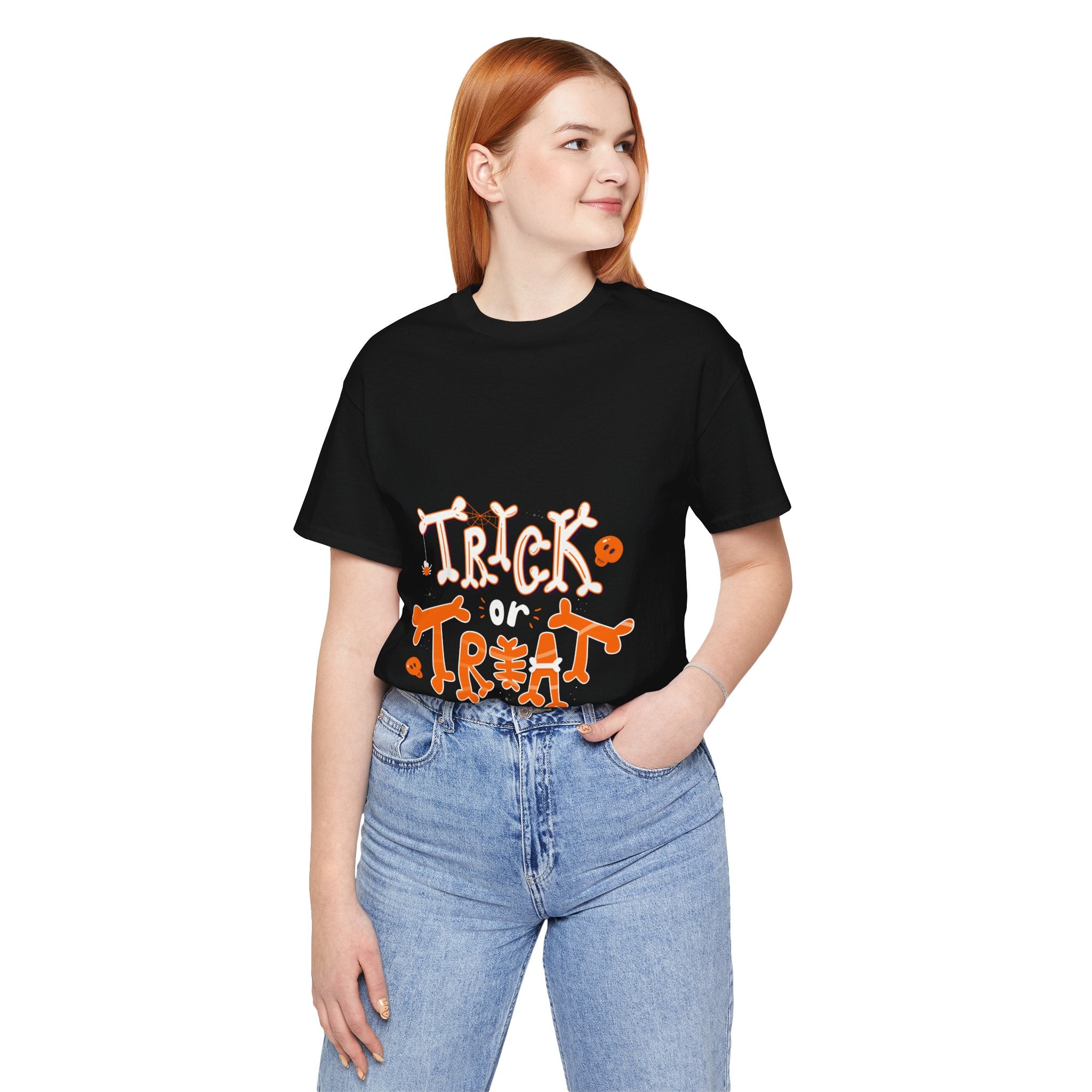 Halloween Trick or Treat  | Unisex Jersey Short Sleeve Tee