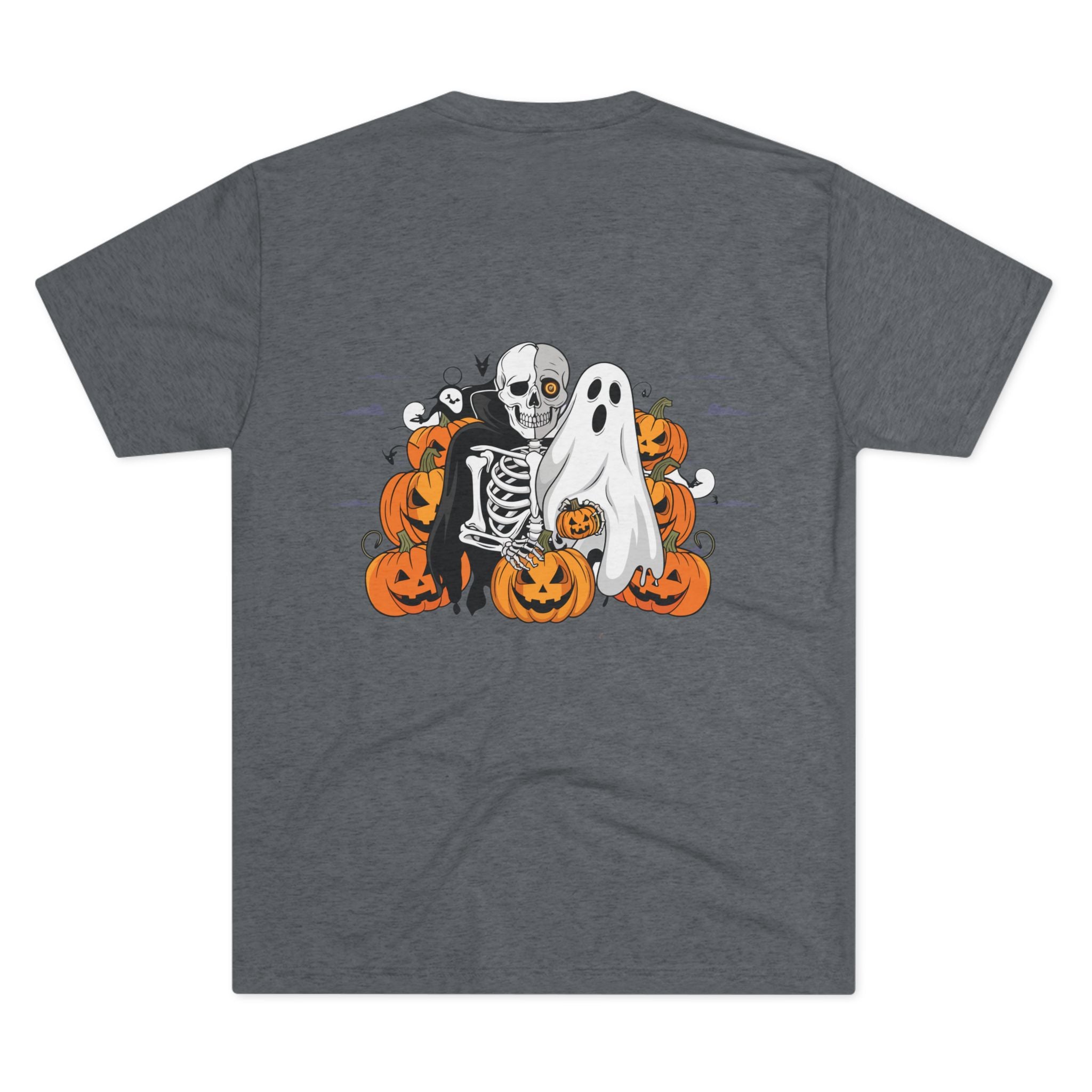 Halloween with Bats | Unisex Tri-Blend Crew Tee