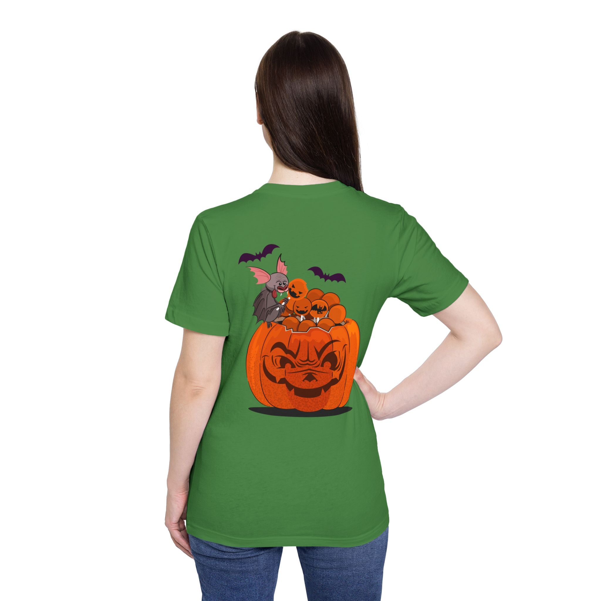 Halloween Trick or Treat | USA-Made Unisex Short-Sleeve Jersey T-Shirt