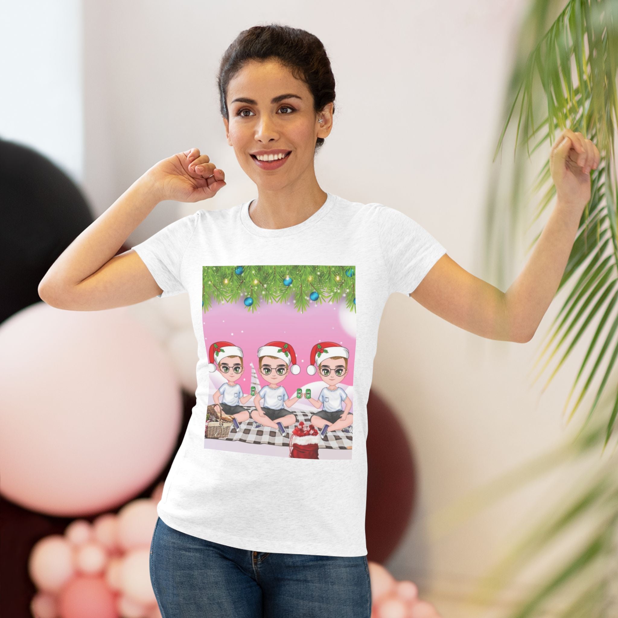 HAPPY CHRISTMAS DAY Women's Triblend Tee