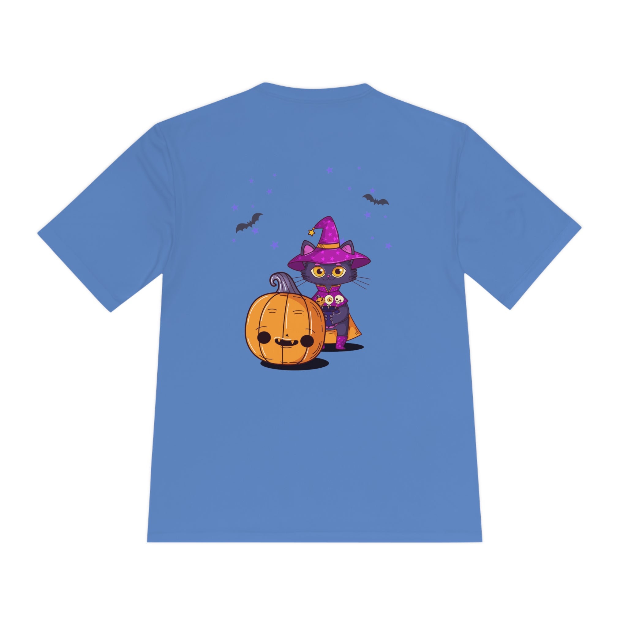 Halloween with Witch's Cats | Unisex Moisture Wicking Tee