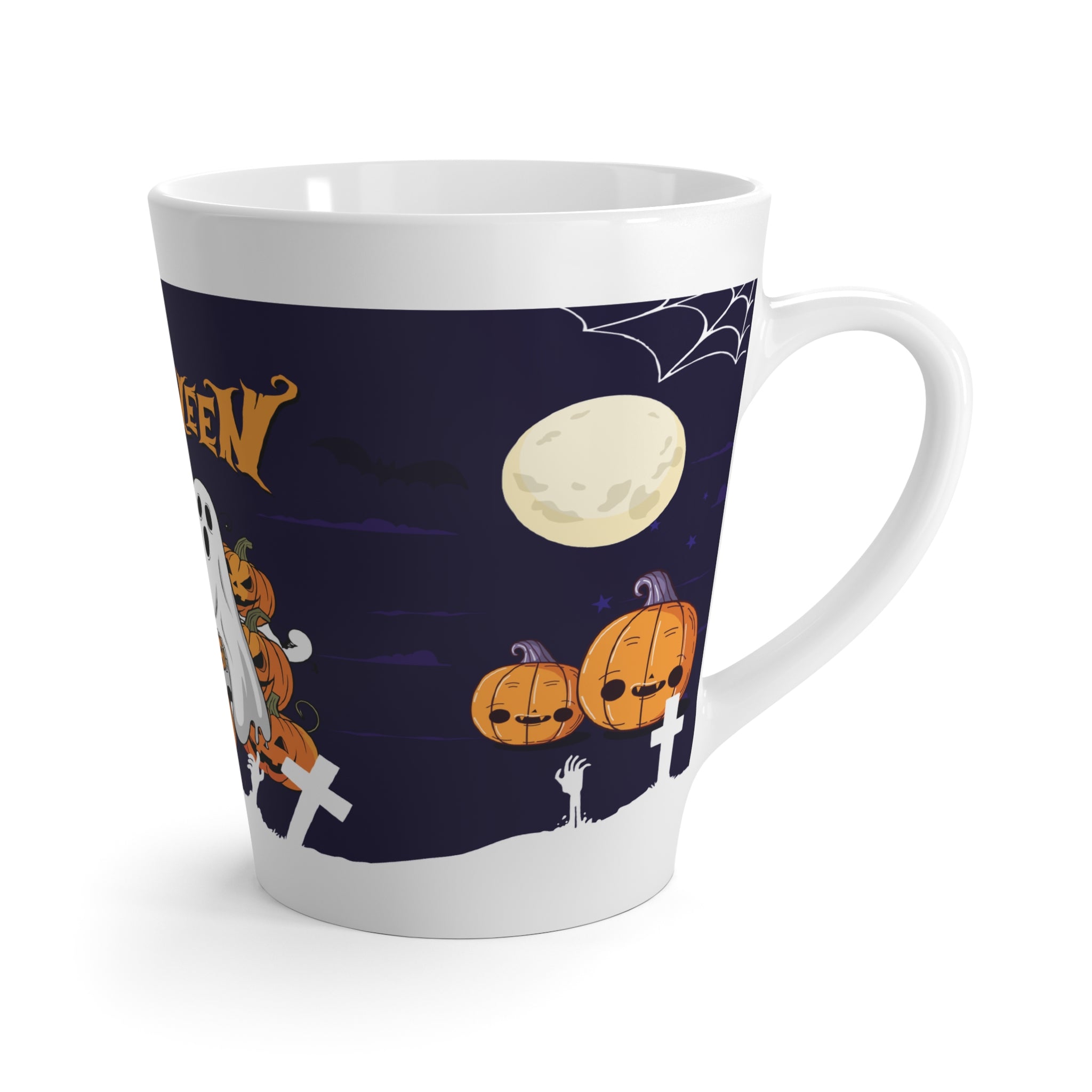 Halloween is Better with Skeleton | Latte Mug