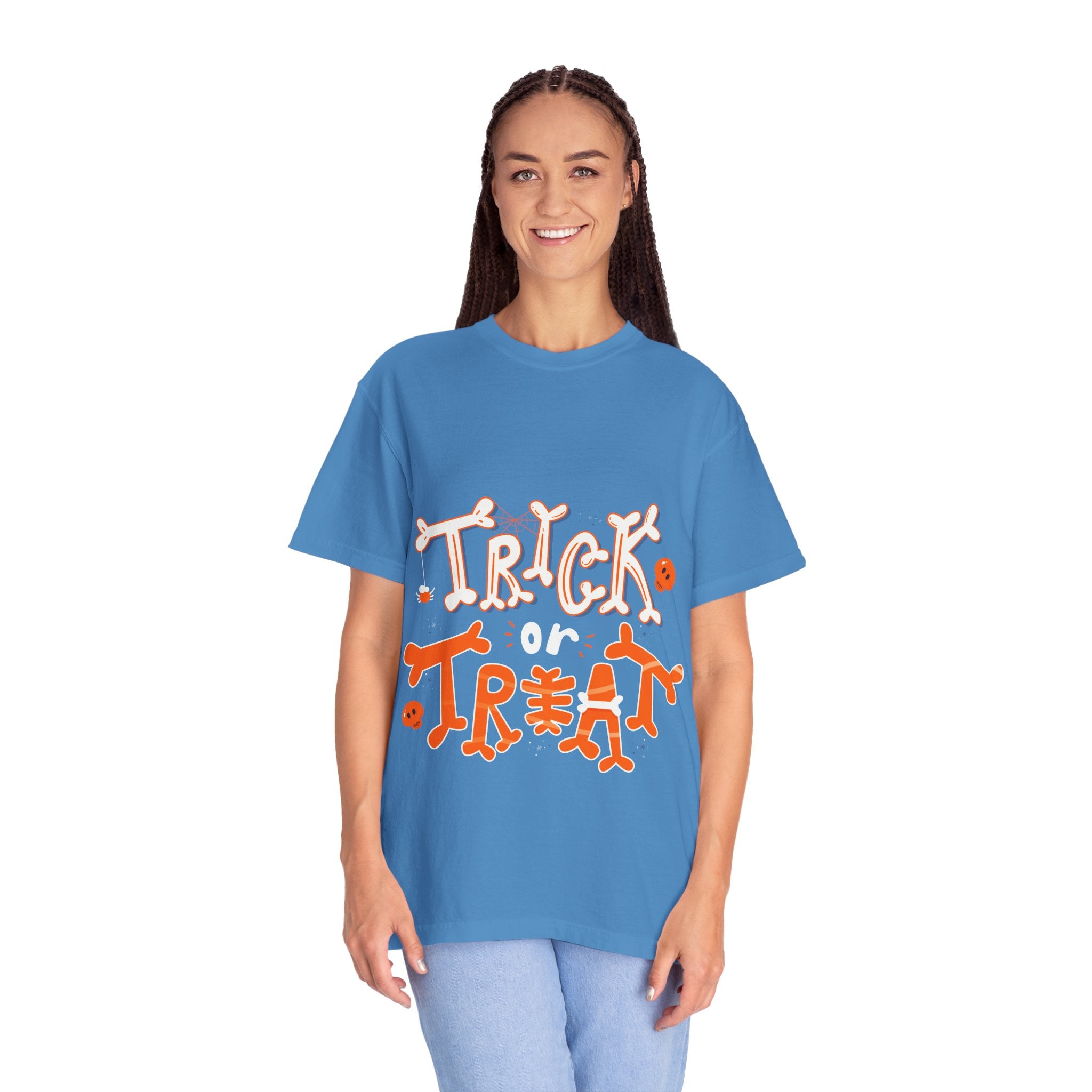 Halloween Trick or Treat  | Unisex Garment-Dyed T-shirt