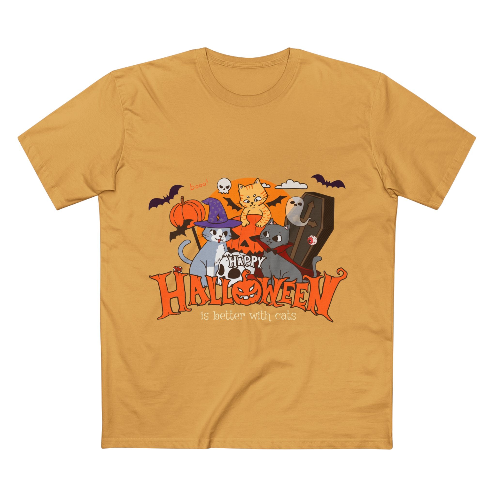 Halloween is Better with Cats | Men's Staple Tee