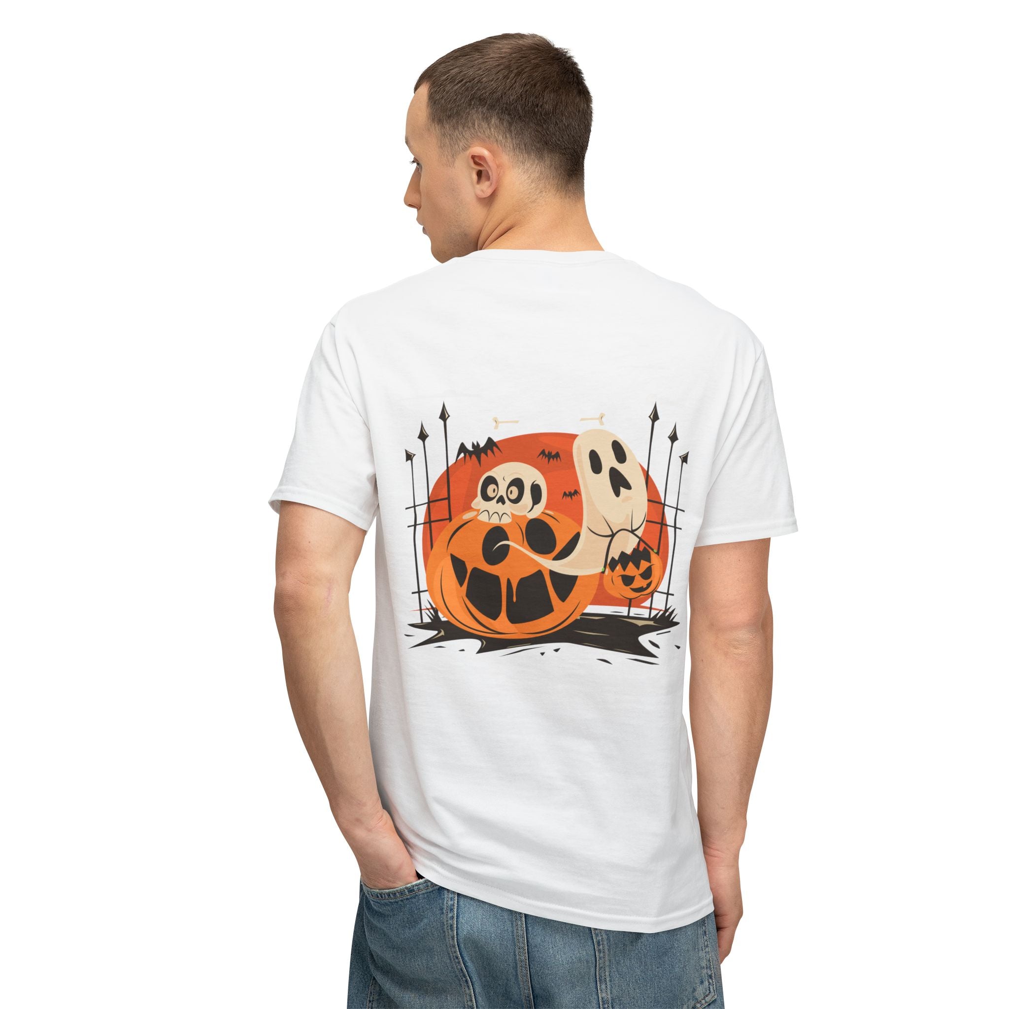 Halloween with Pumpkins | Unisex HD Cotton™ T-shirt