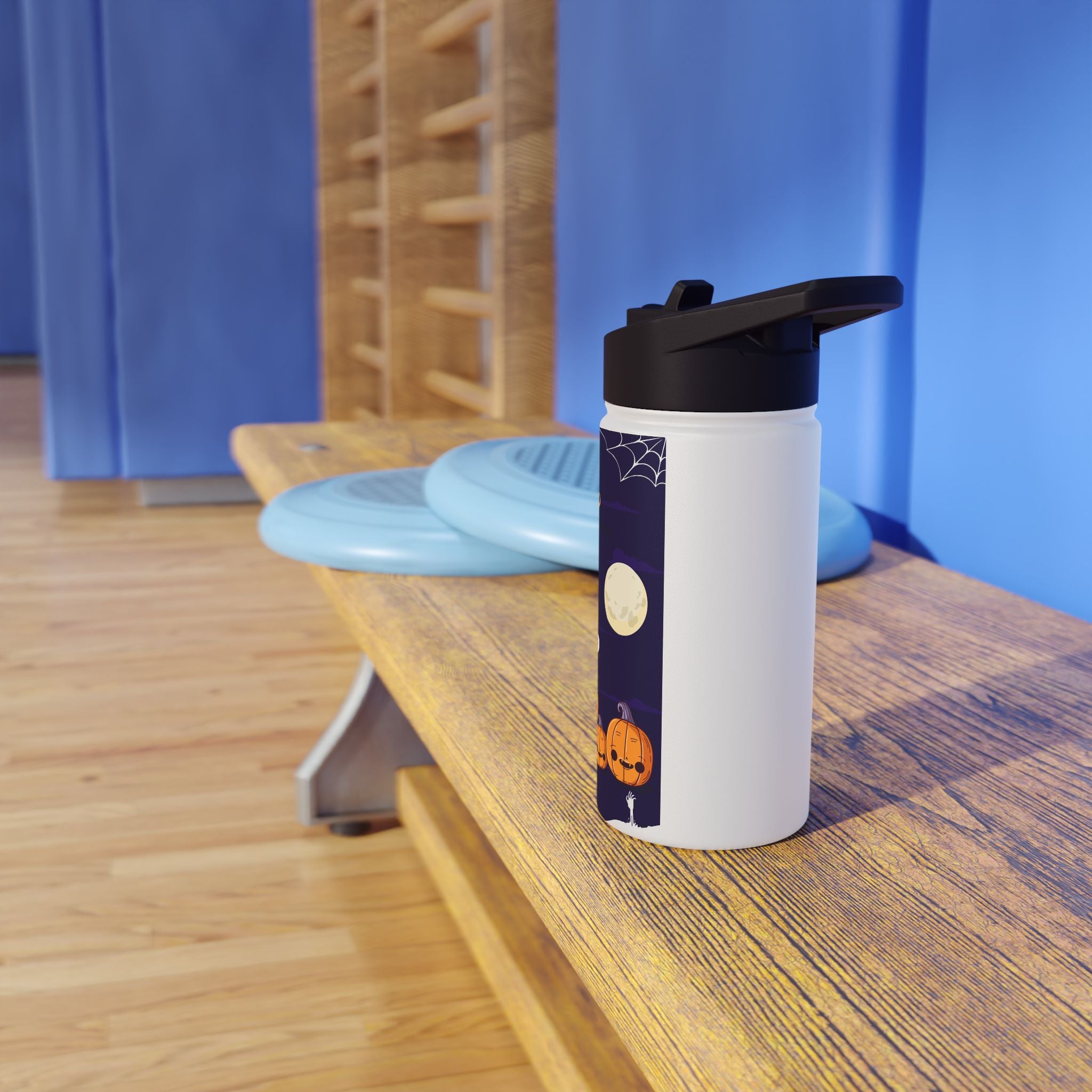 Halloween is Better with Skeleton | Stainless Steel Water Bottle, Standard Lid