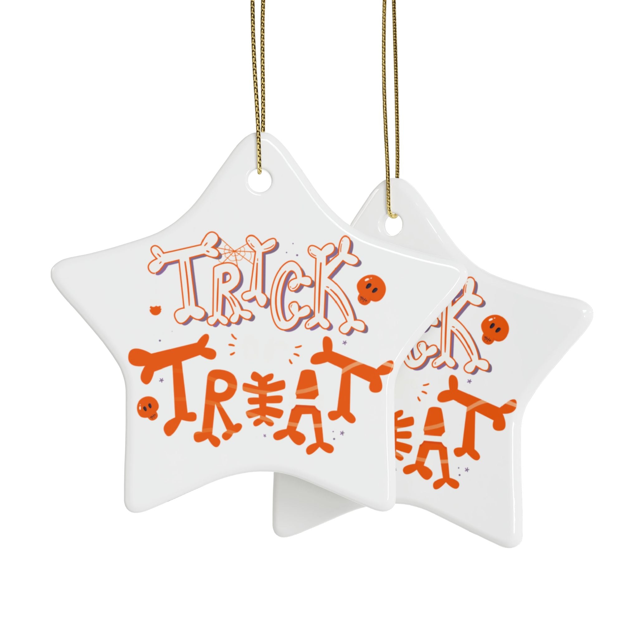 Halloween Trick or Treat | Ceramic Ornaments