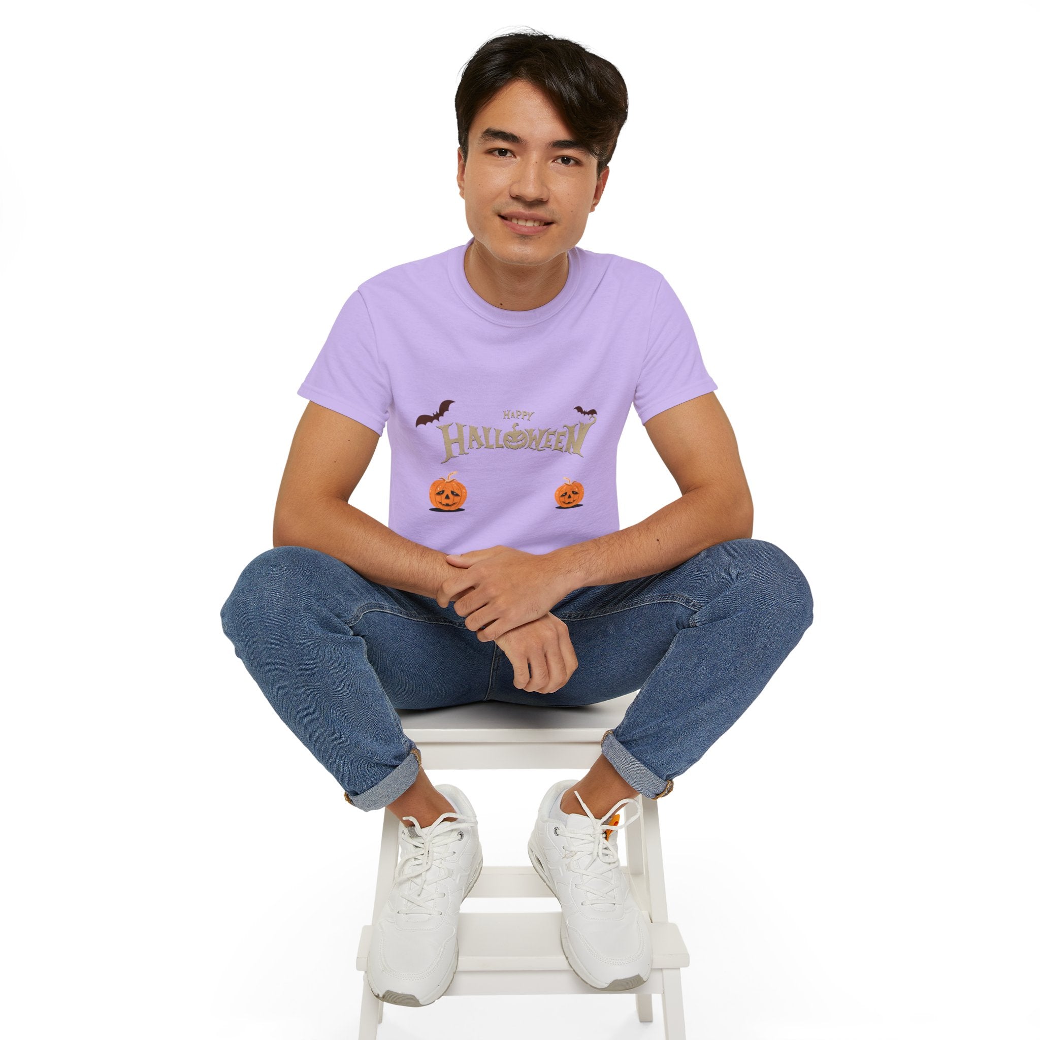 Halloween with Pumpkins | Unisex Ultra Cotton Tee