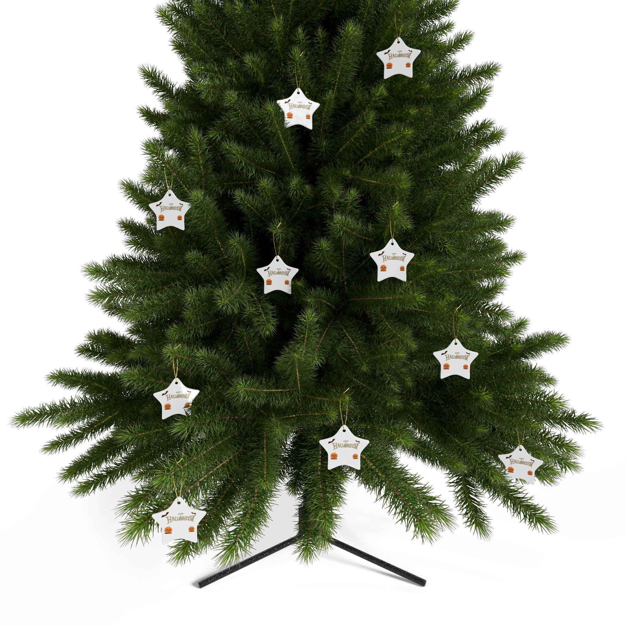 Happy Halloween with Pumpkin | Ceramic Ornaments