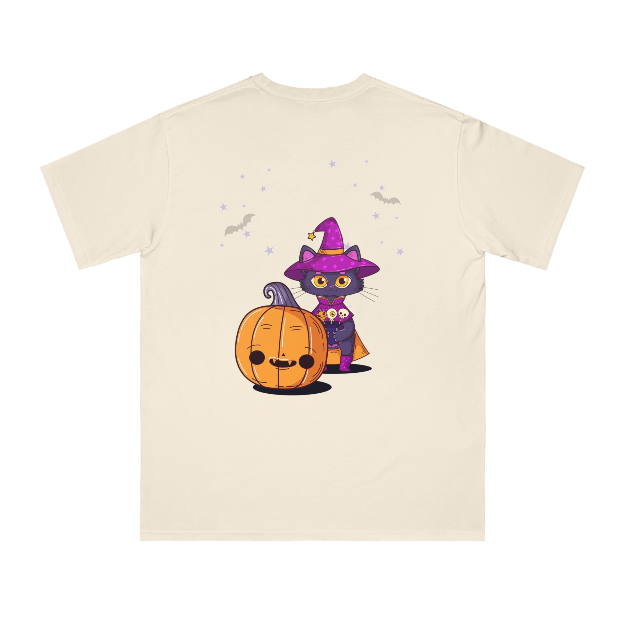 Halloween with Witch's Cats | Organic Unisex Classic T-Shirt