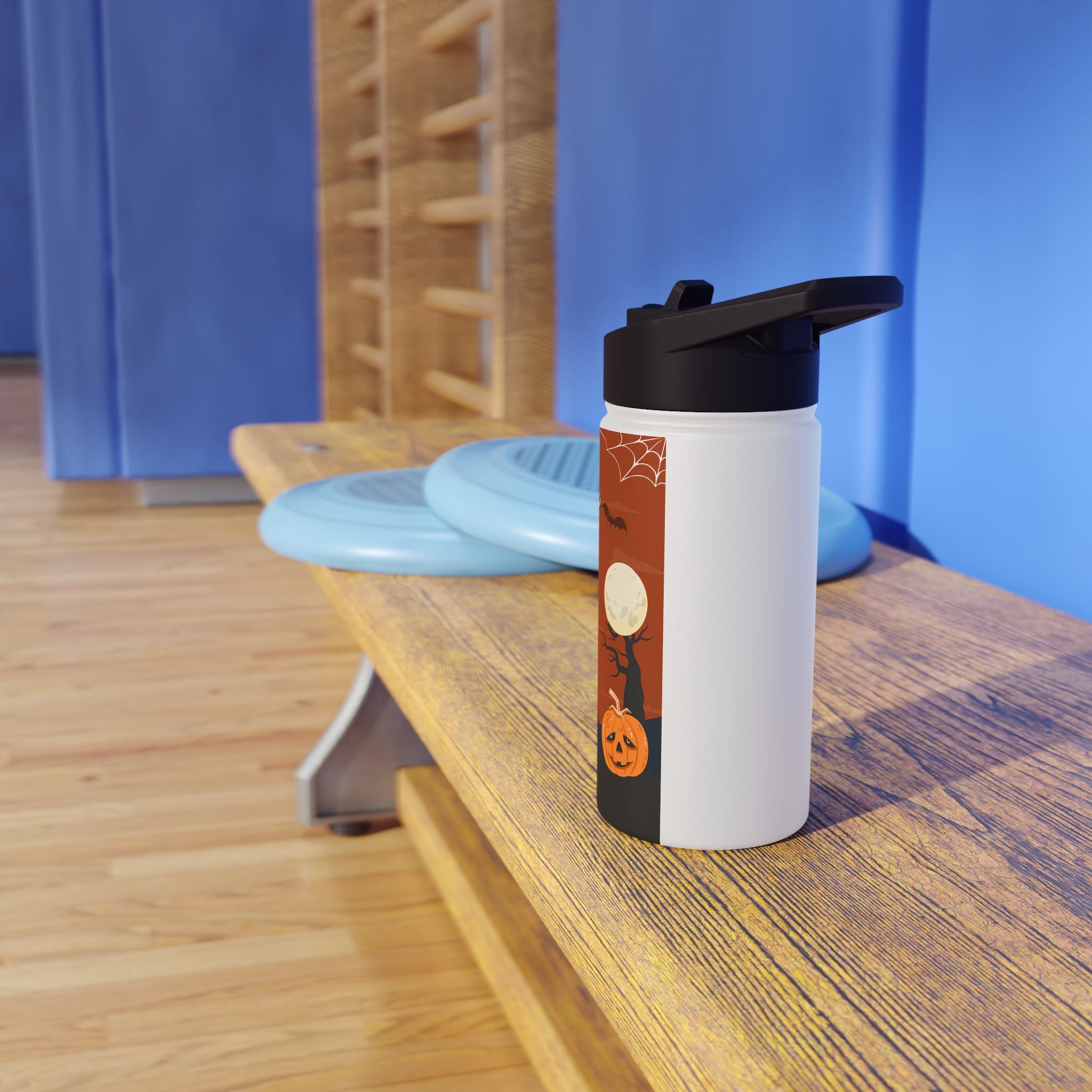 Happy Halloween with Pumpkin | Stainless Steel Water Bottle, Standard Lid