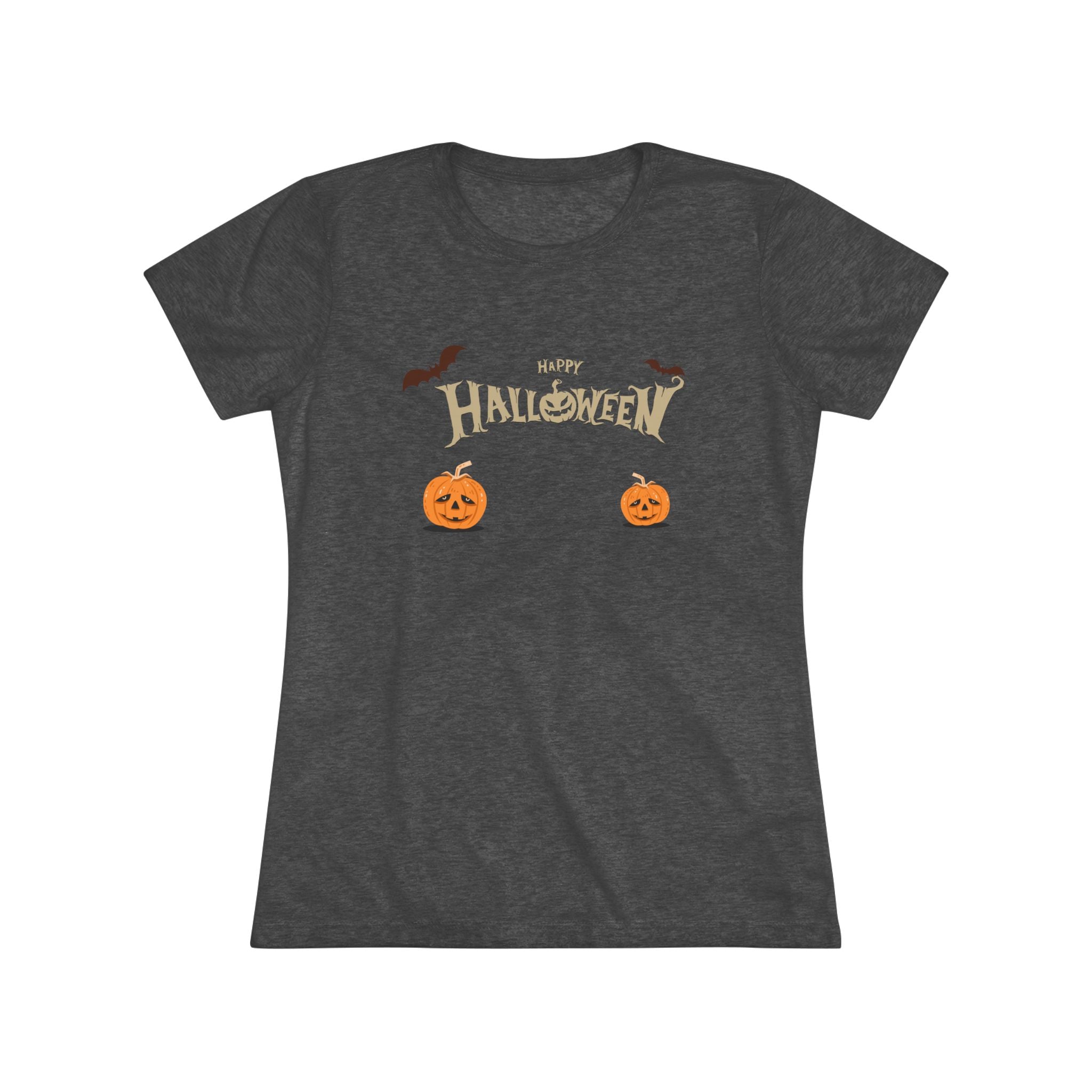 Halloween with Pumpkins | Women's Triblend Tee