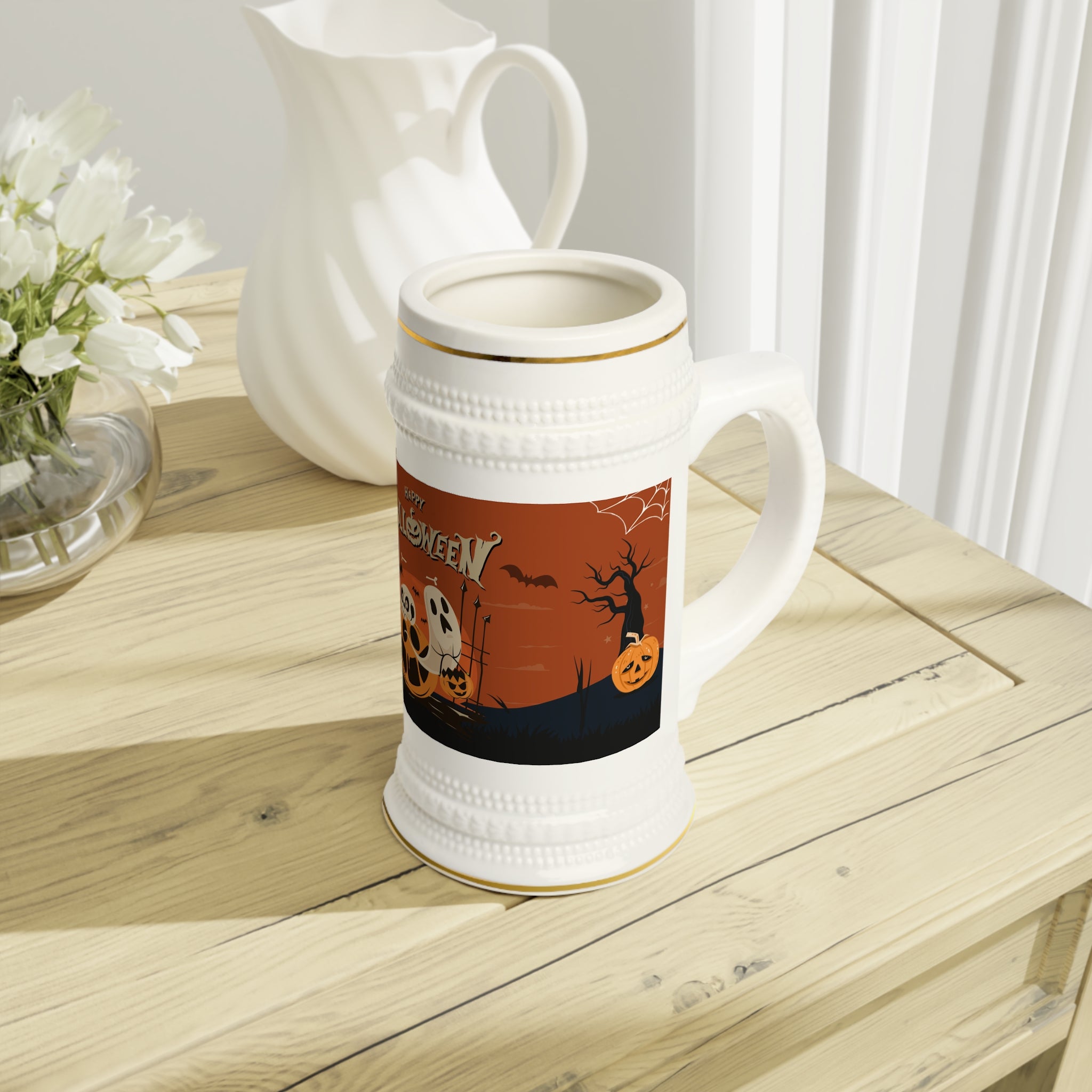 Happy Halloween with Pumpkin | Stein Mug