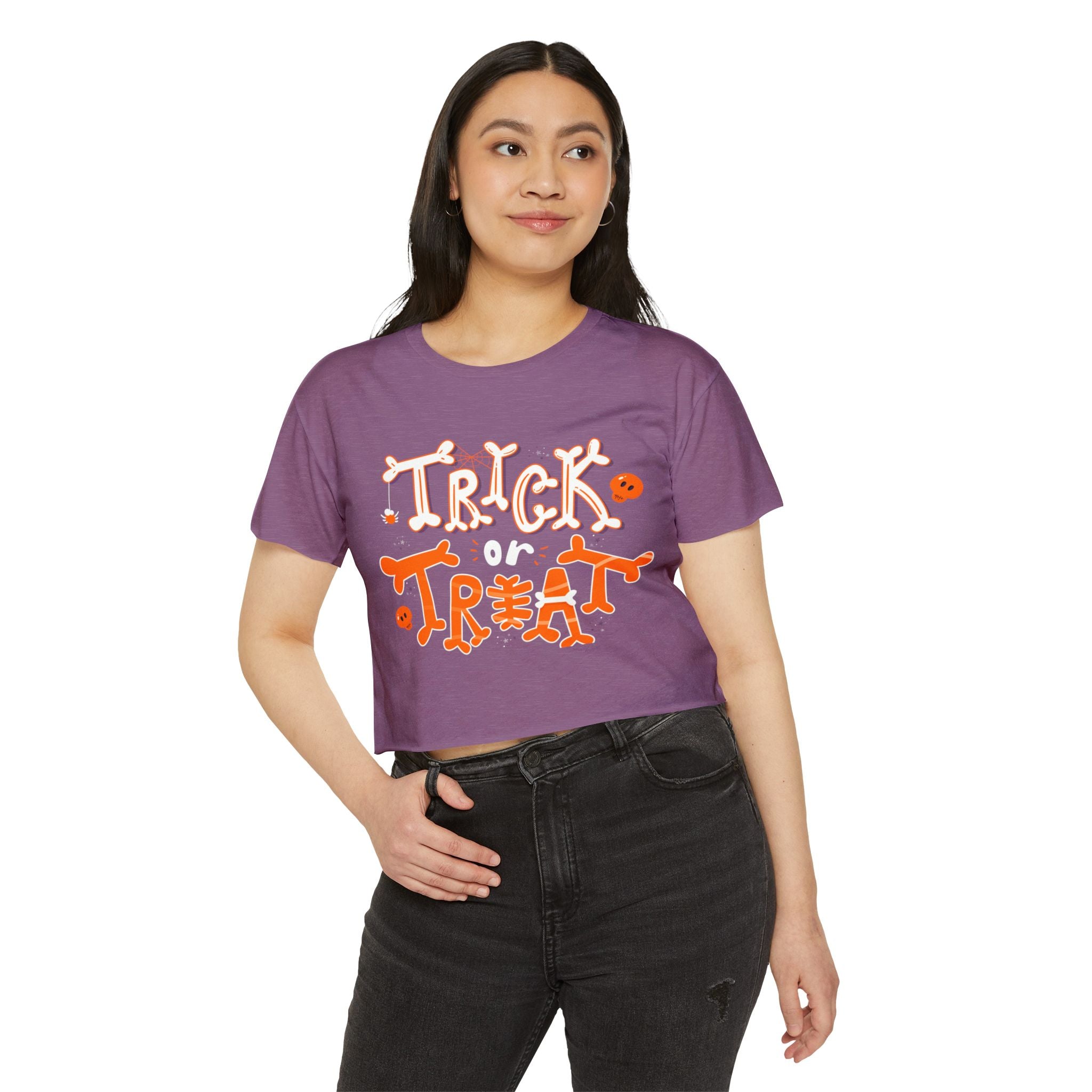 Halloween Trick or Treat | Women's Festival Crop Top