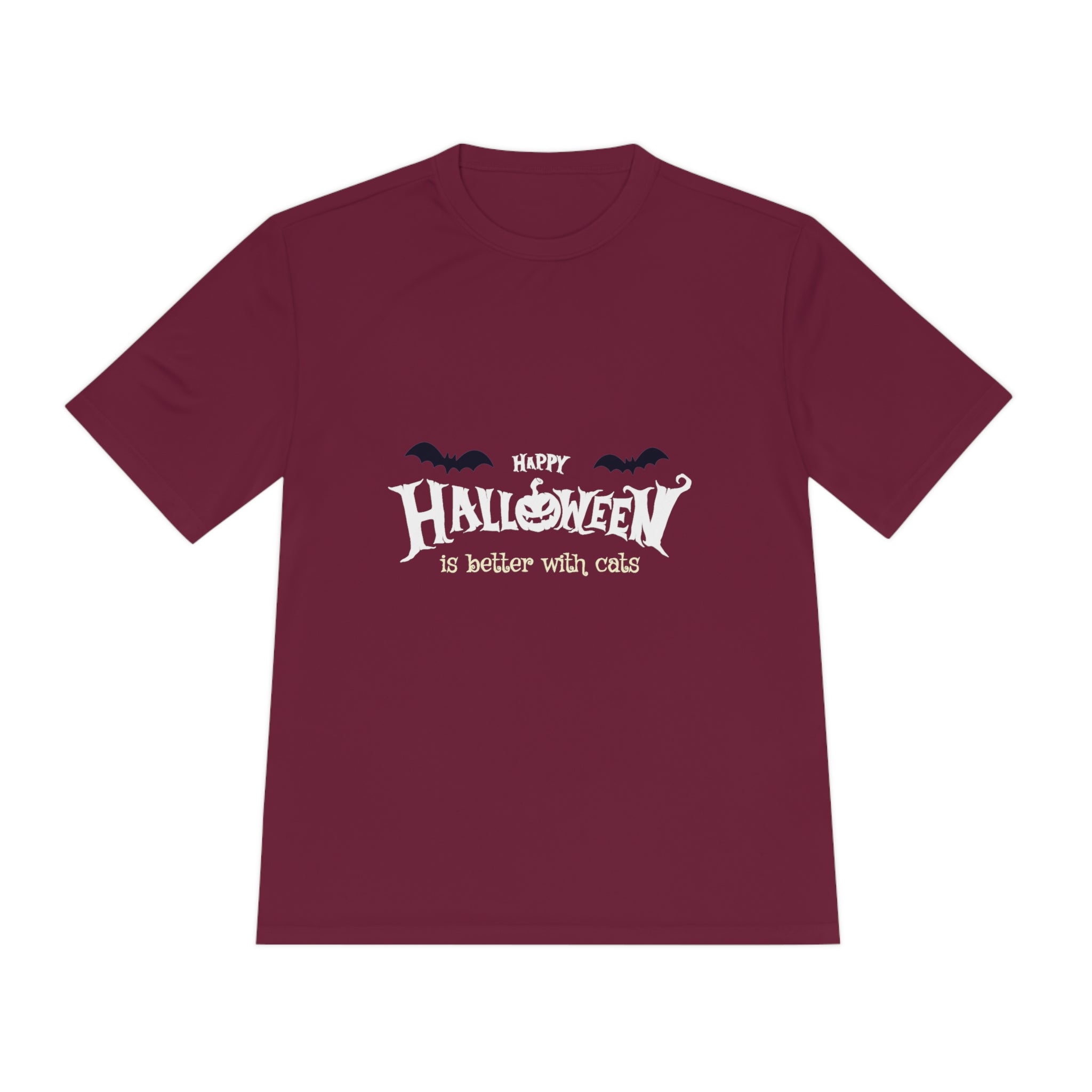 Halloween with Witch's Cats | Unisex Moisture Wicking Tee