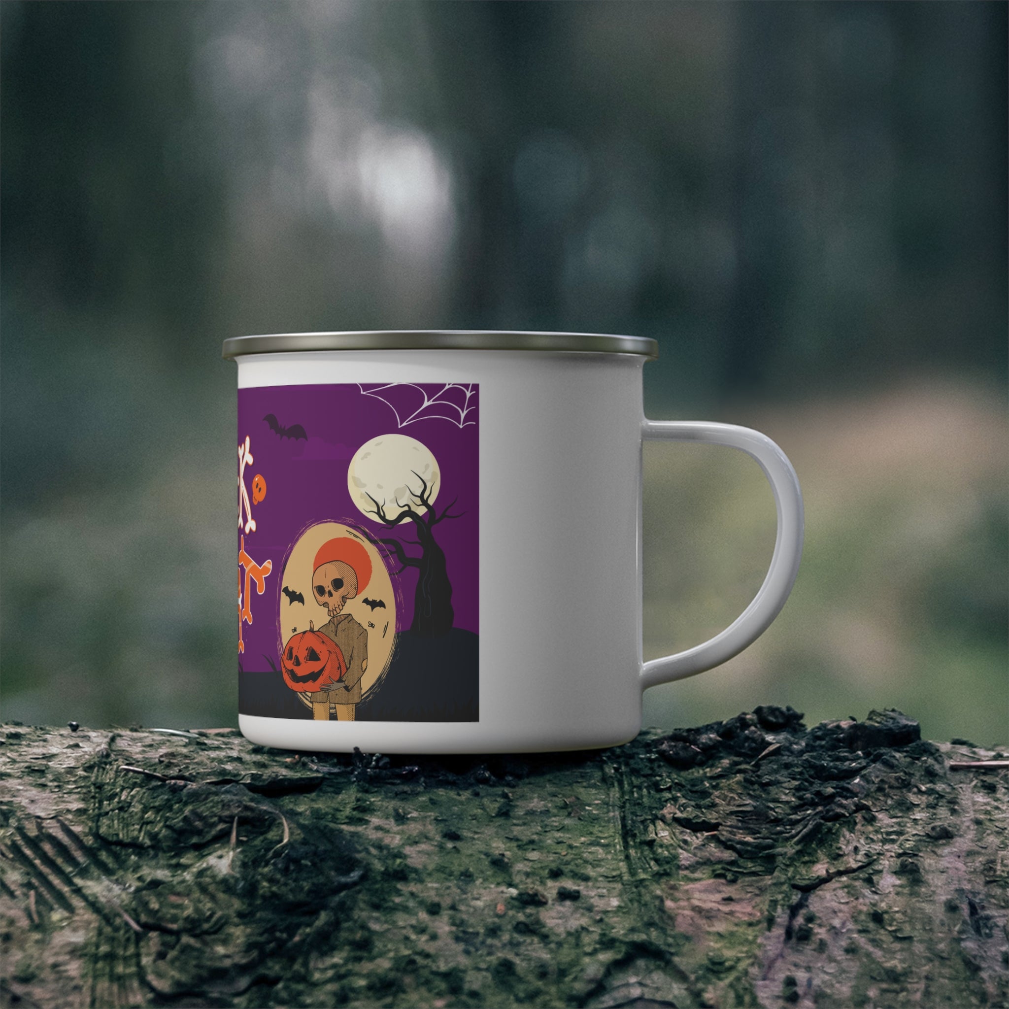 Halloween Trick or Treat | Enamel Camping Mug