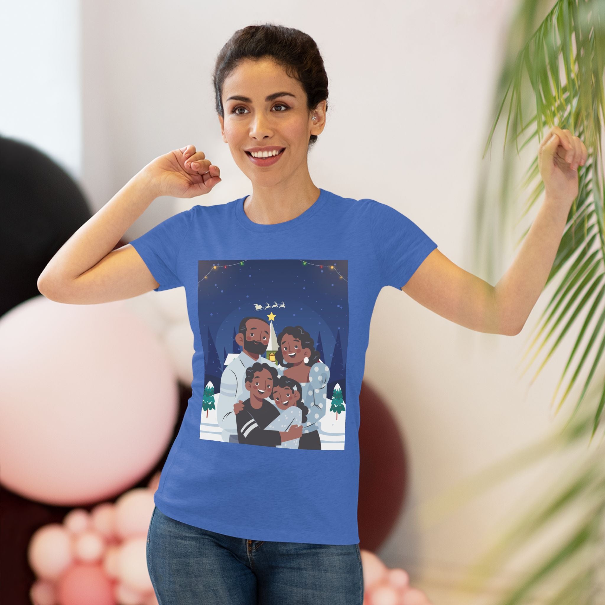 HAPPY CHRISTMAS DAY Women's Triblend Tee