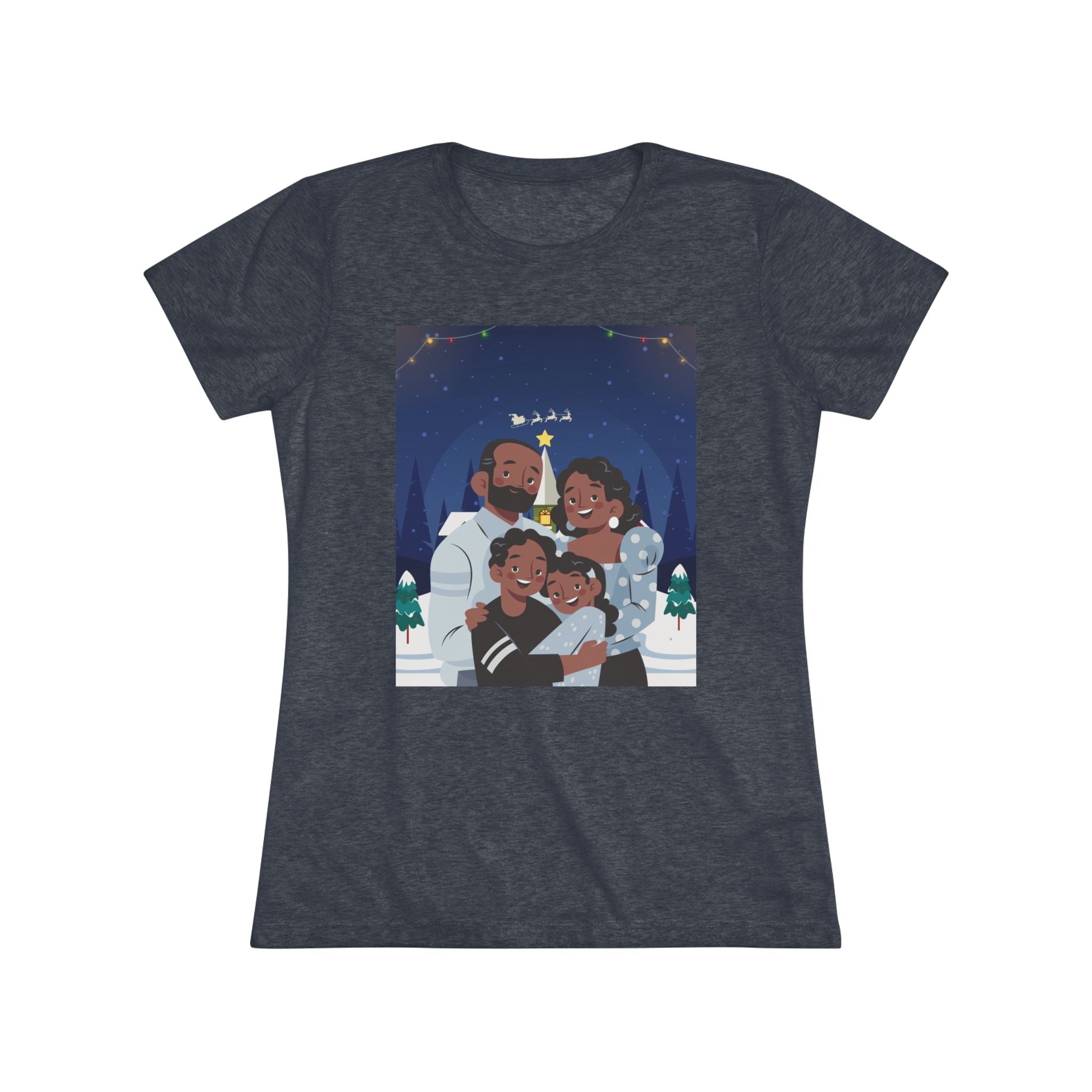 HAPPY CHRISTMAS DAY Women's Triblend Tee