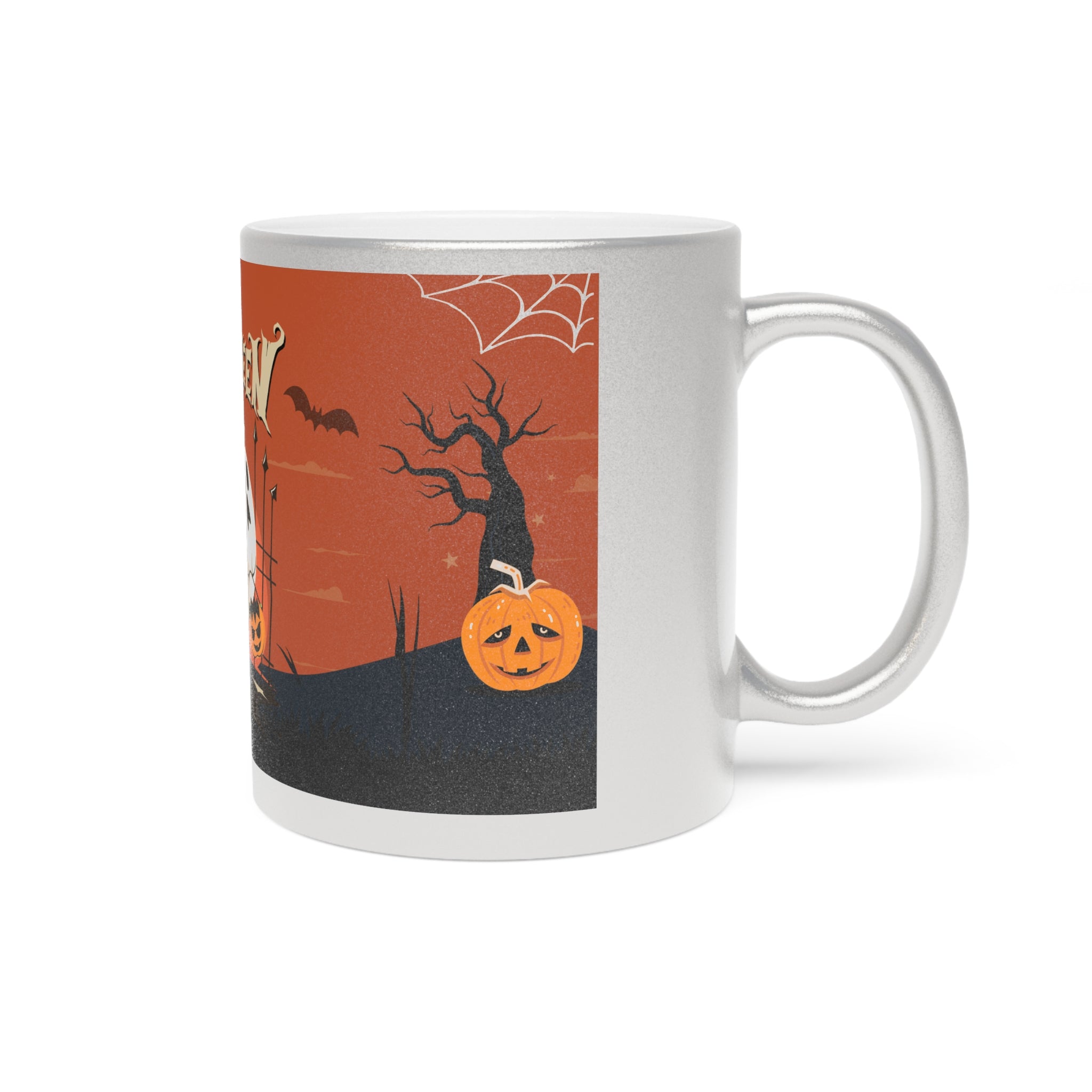 Happy Halloween with Pumpkin | Metallic Mug