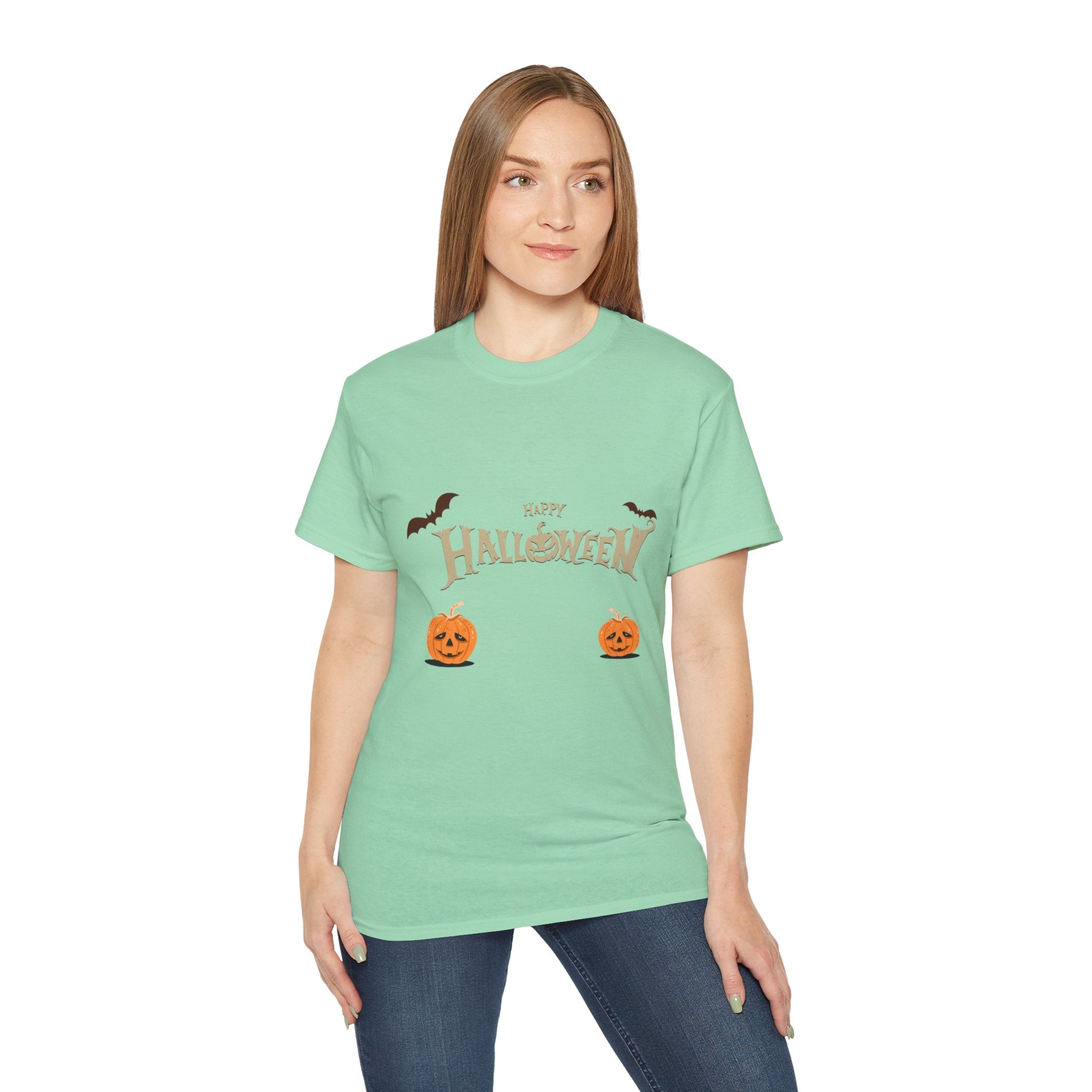 Halloween with Pumpkins | Unisex Ultra Cotton Tee