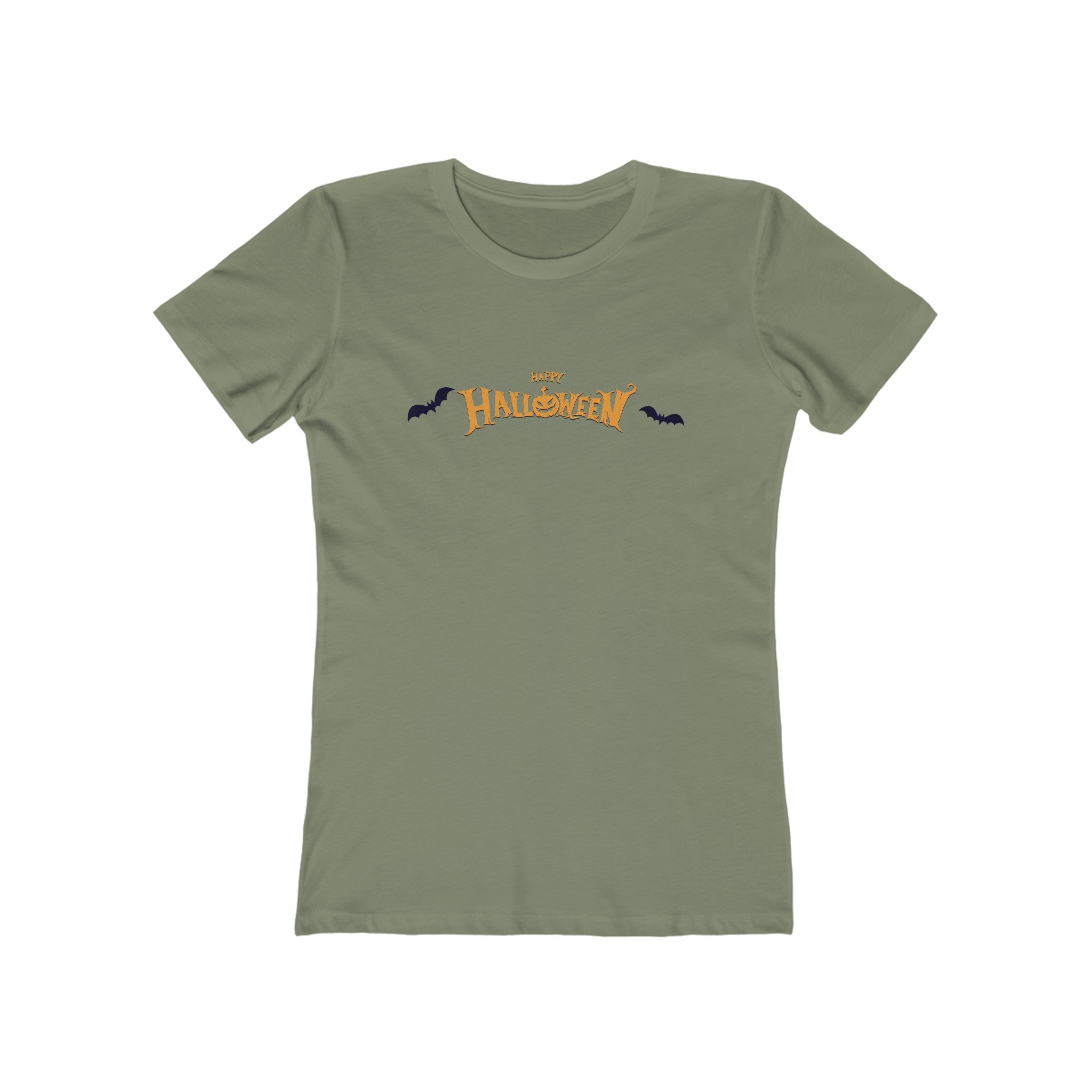 Halloween with Bats | The Boyfriend Tee for Women
