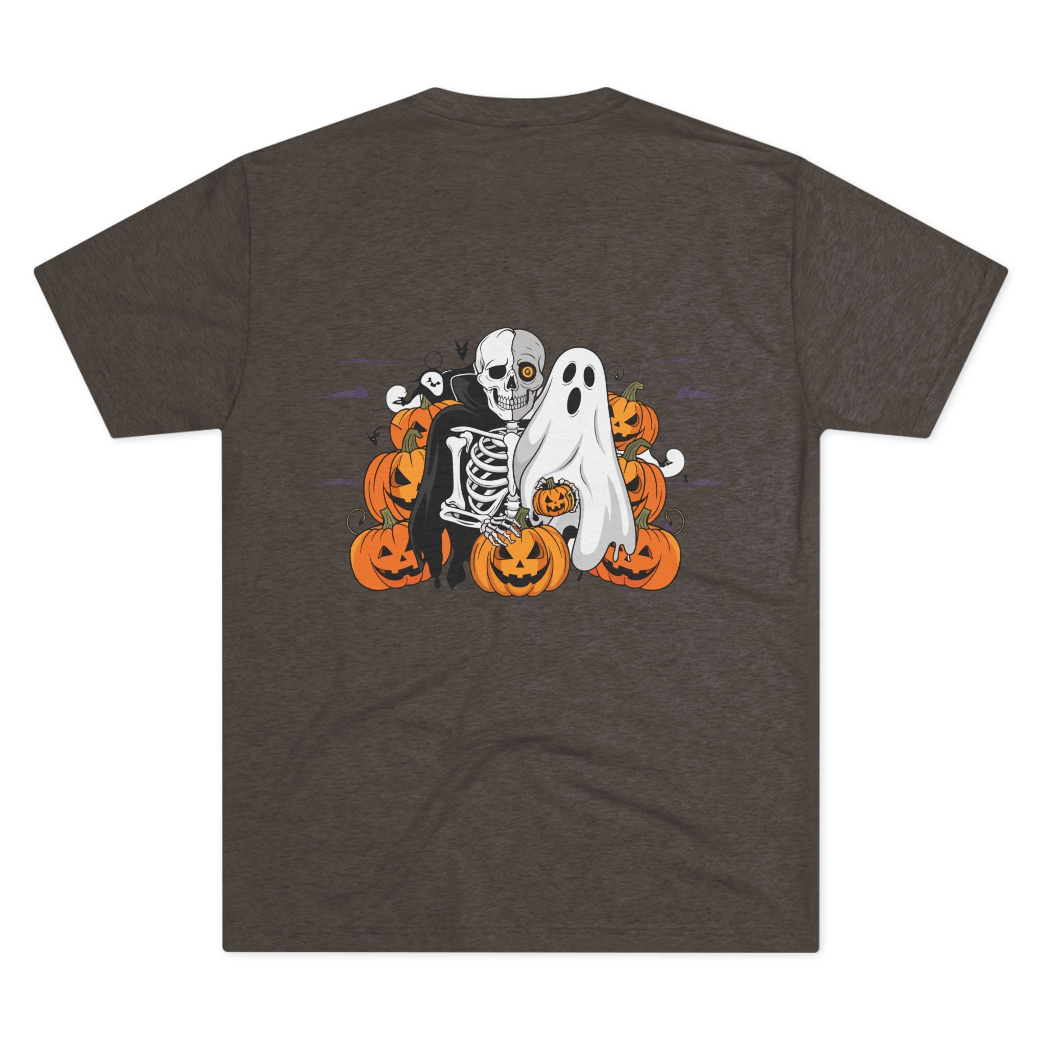 Halloween with Bats | Unisex Tri-Blend Crew Tee