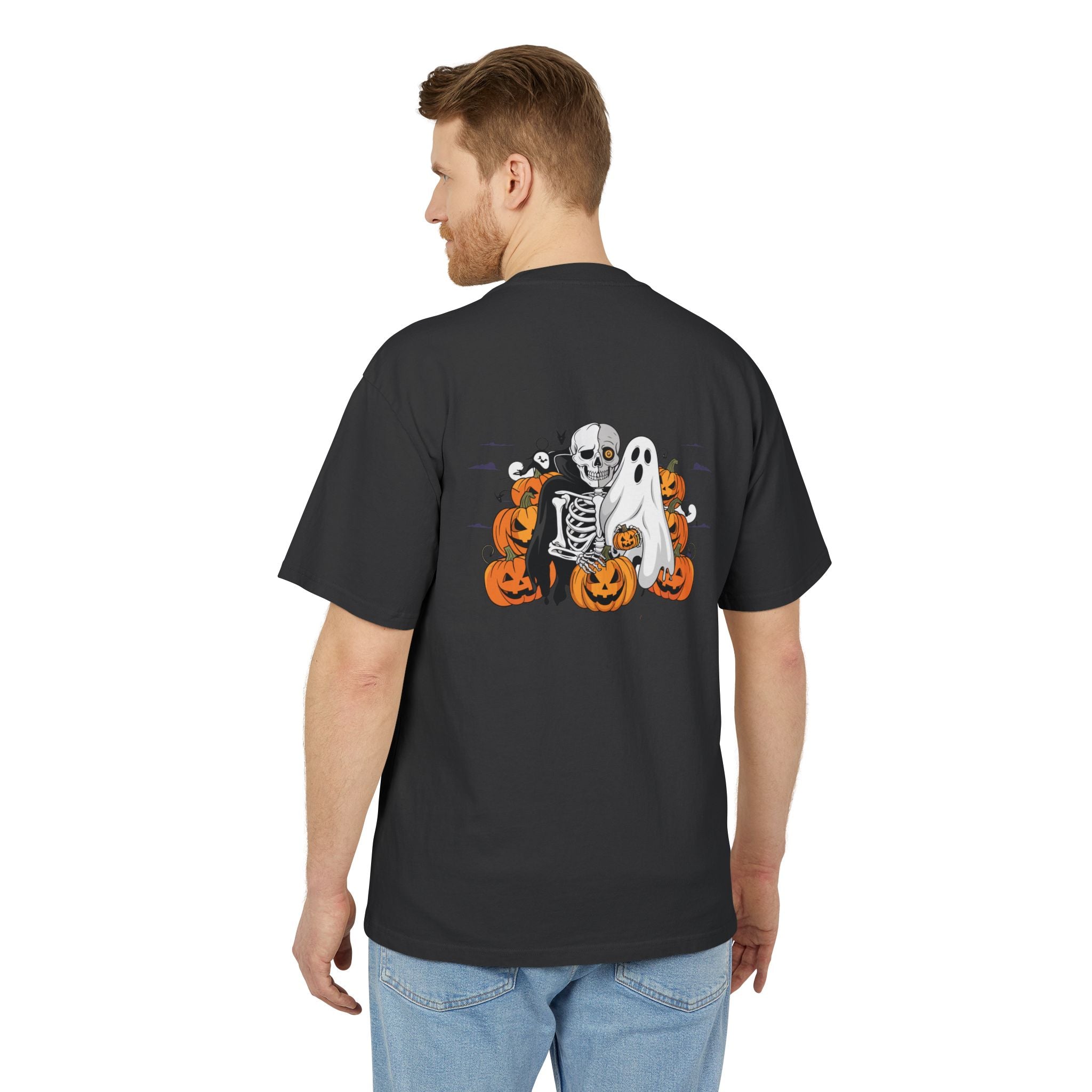 Halloween with Bats | Unisex Heavy Faded Tee