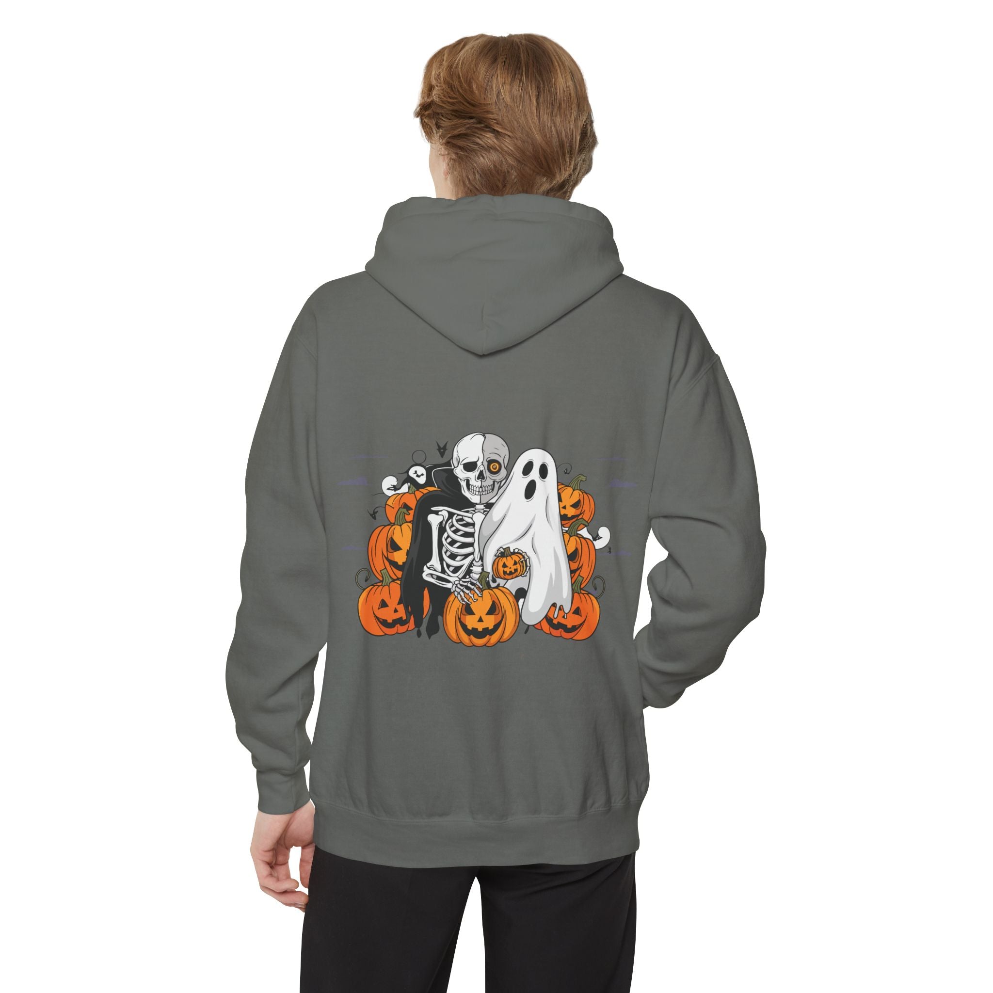 Halloween with Bats | Unisex Garment-Dyed Hoodie