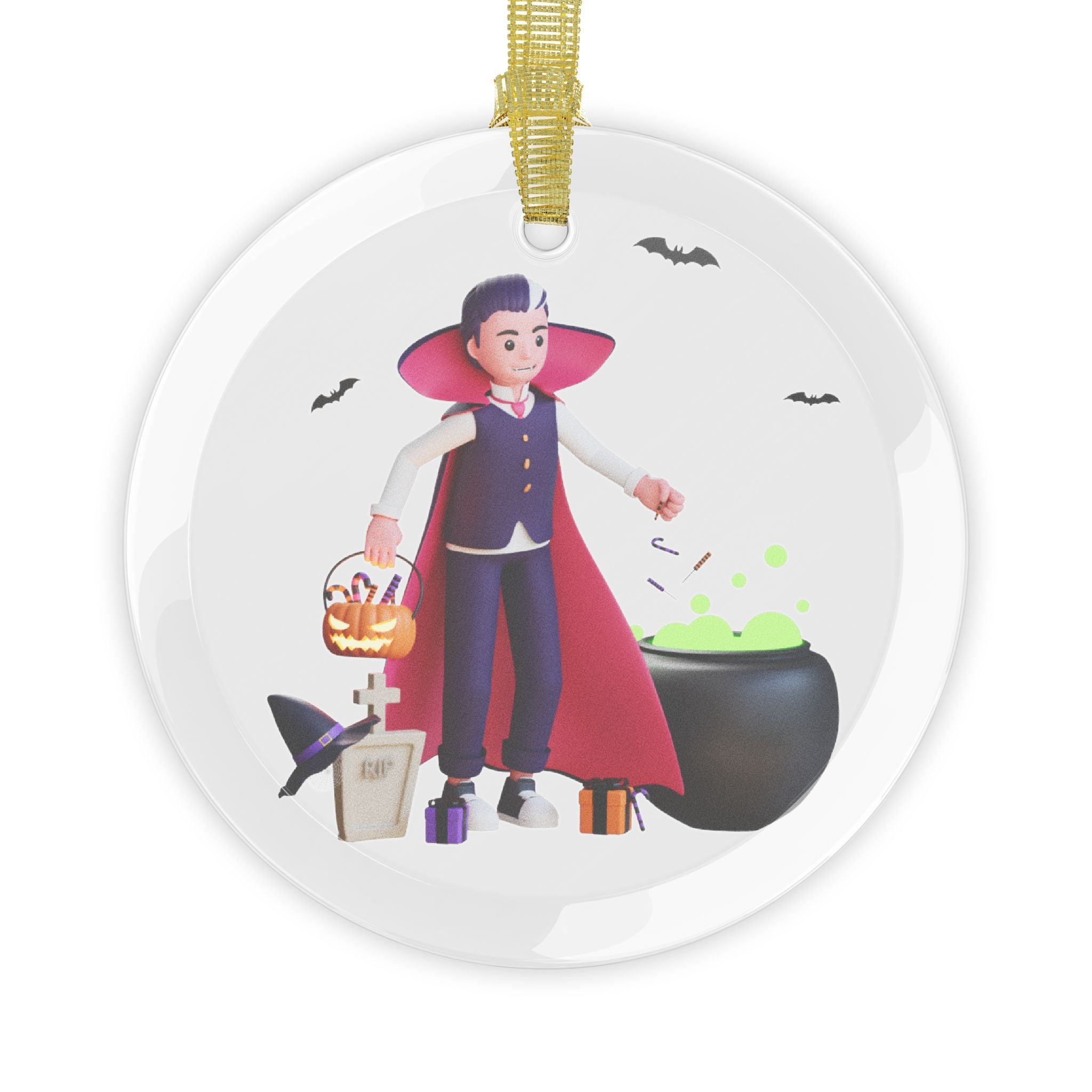 Halloween Vampire’s Potion and Candy | Glass Ornaments