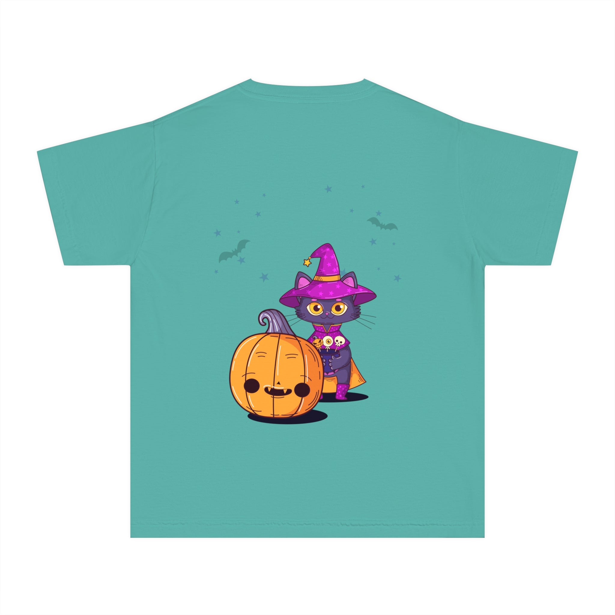 Halloween with Witch's Cats | Youth Midweight Tee
