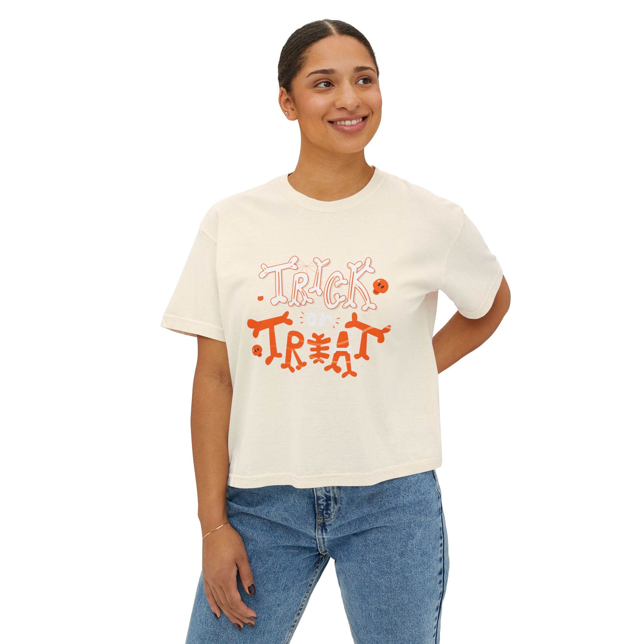 Halloween Trick or Treat | Women's Boxy Tee