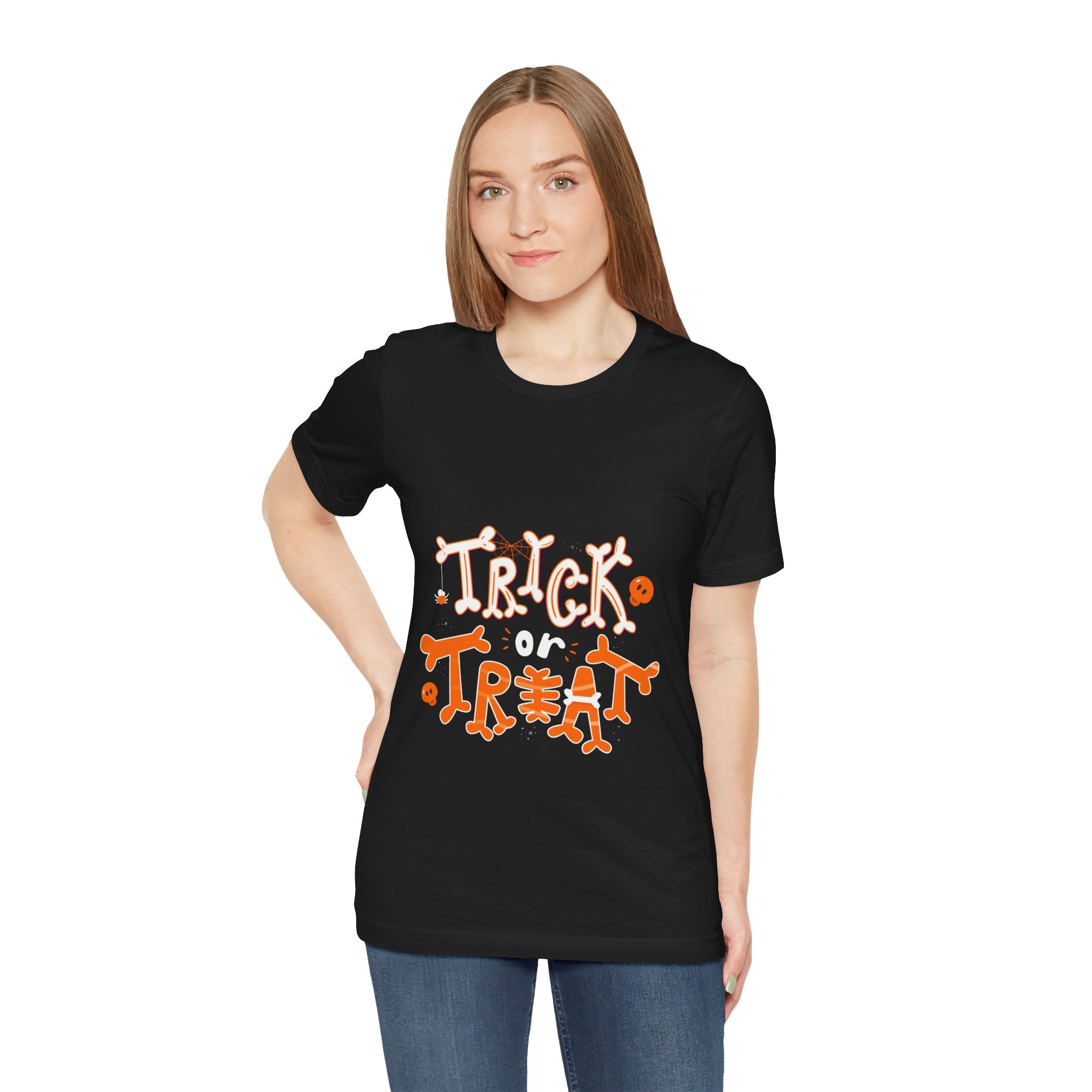 Halloween Trick or Treat  | Unisex Jersey Short Sleeve Tee