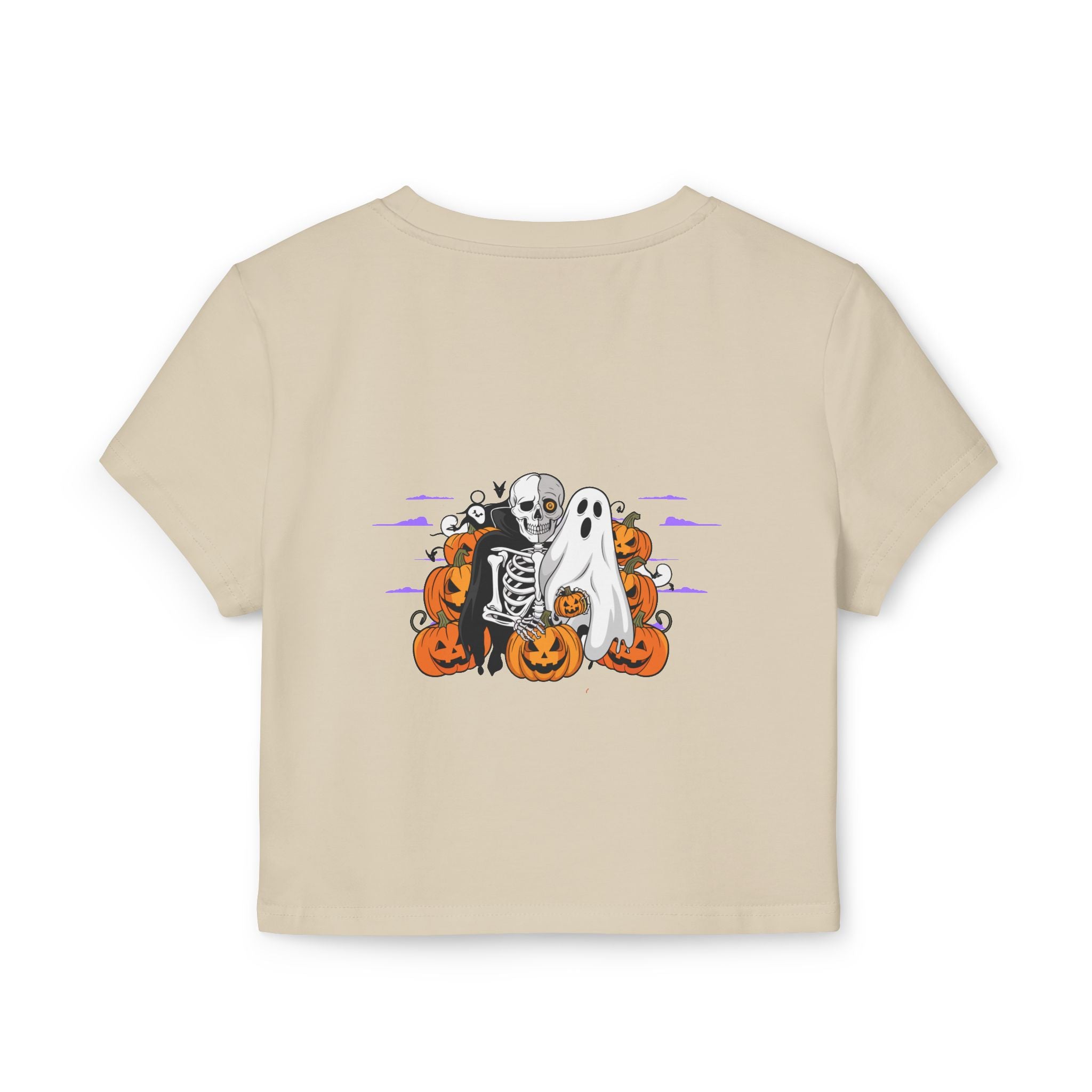 Halloween with Bats | Women's Baby Tee