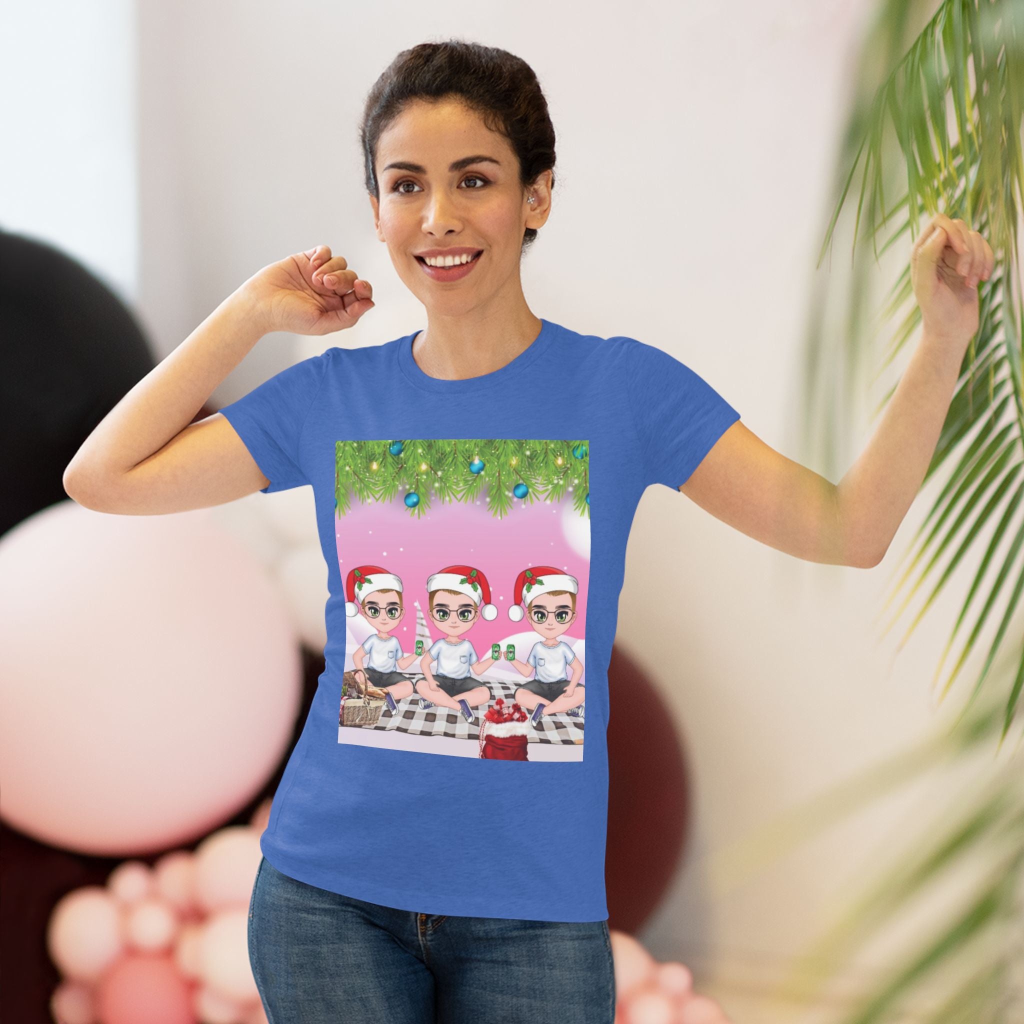 HAPPY CHRISTMAS DAY Women's Triblend Tee