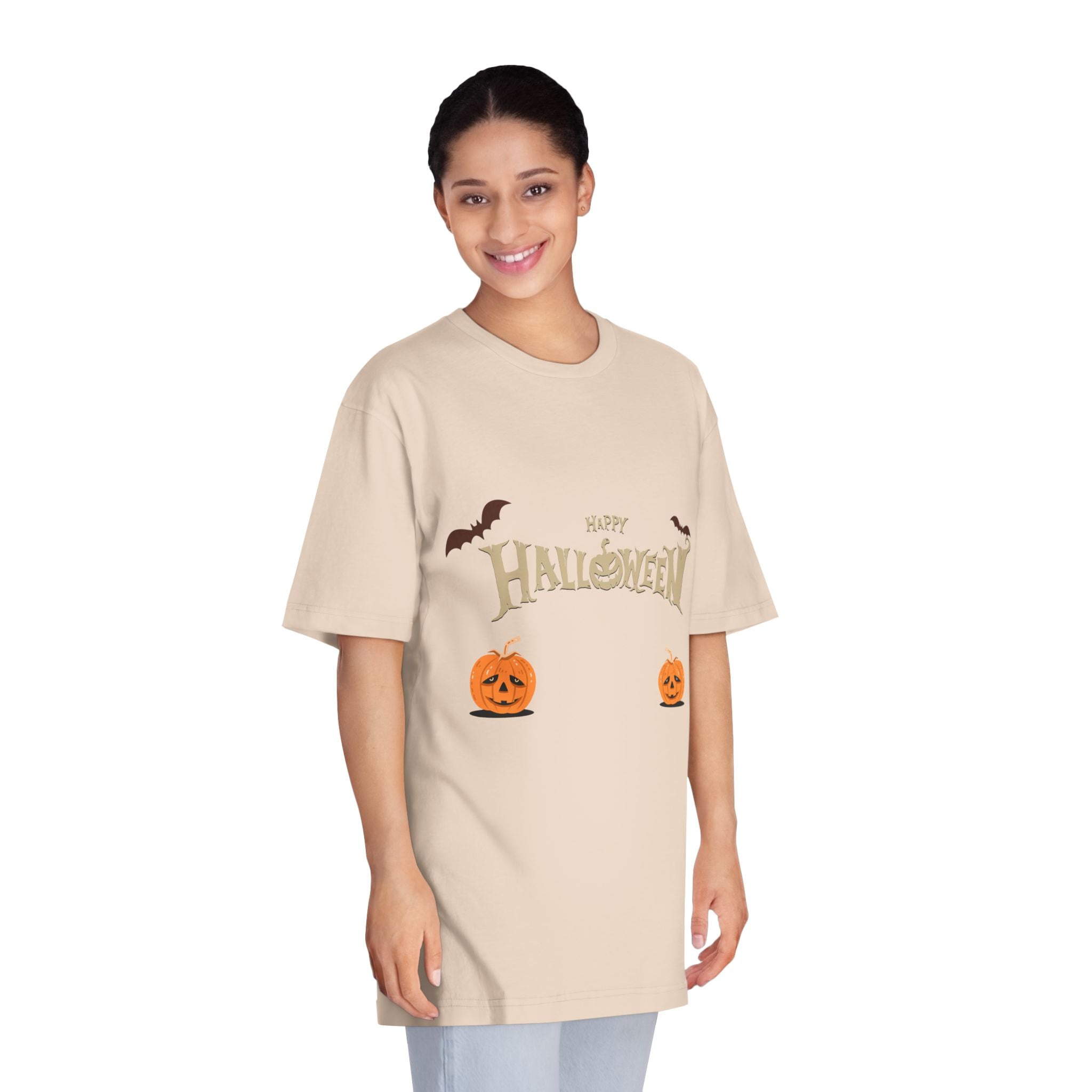 Halloween with Pumpkins | Unisex Classic Crewneck T-Shirt