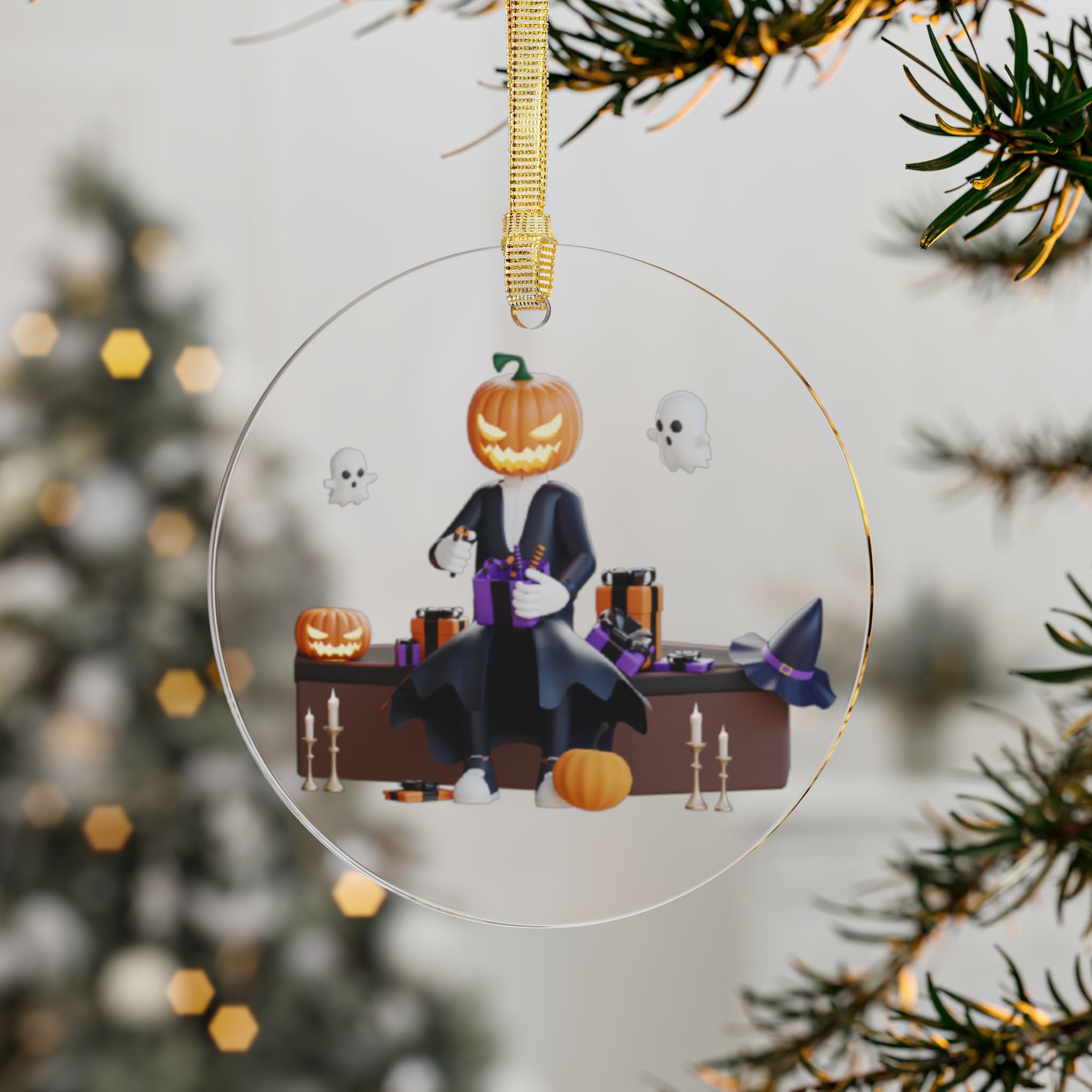 Pumpkin King’s Halloween Gifts | Acrylic Ornaments