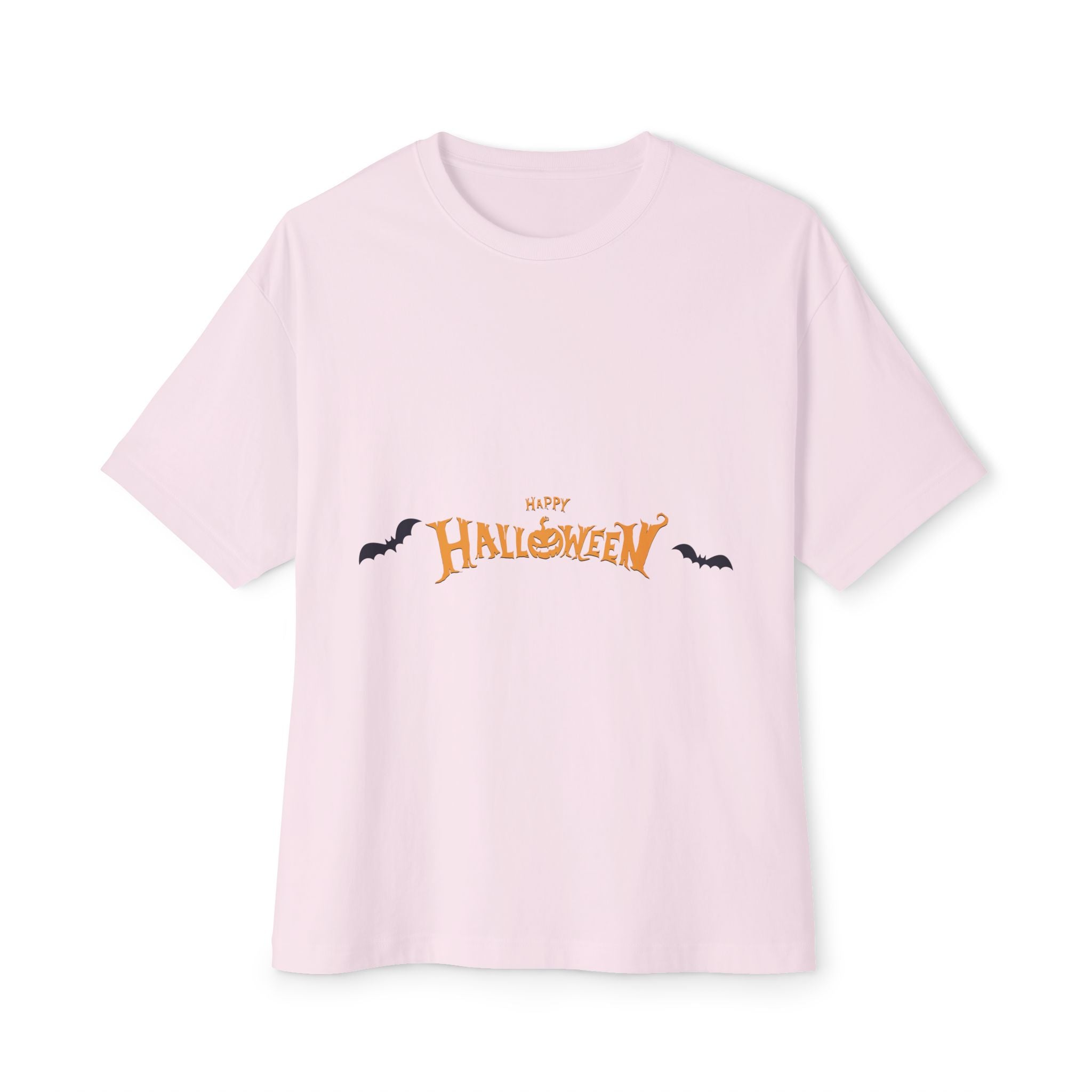 Halloween with Bats | Unisex Oversized Boxy Tee