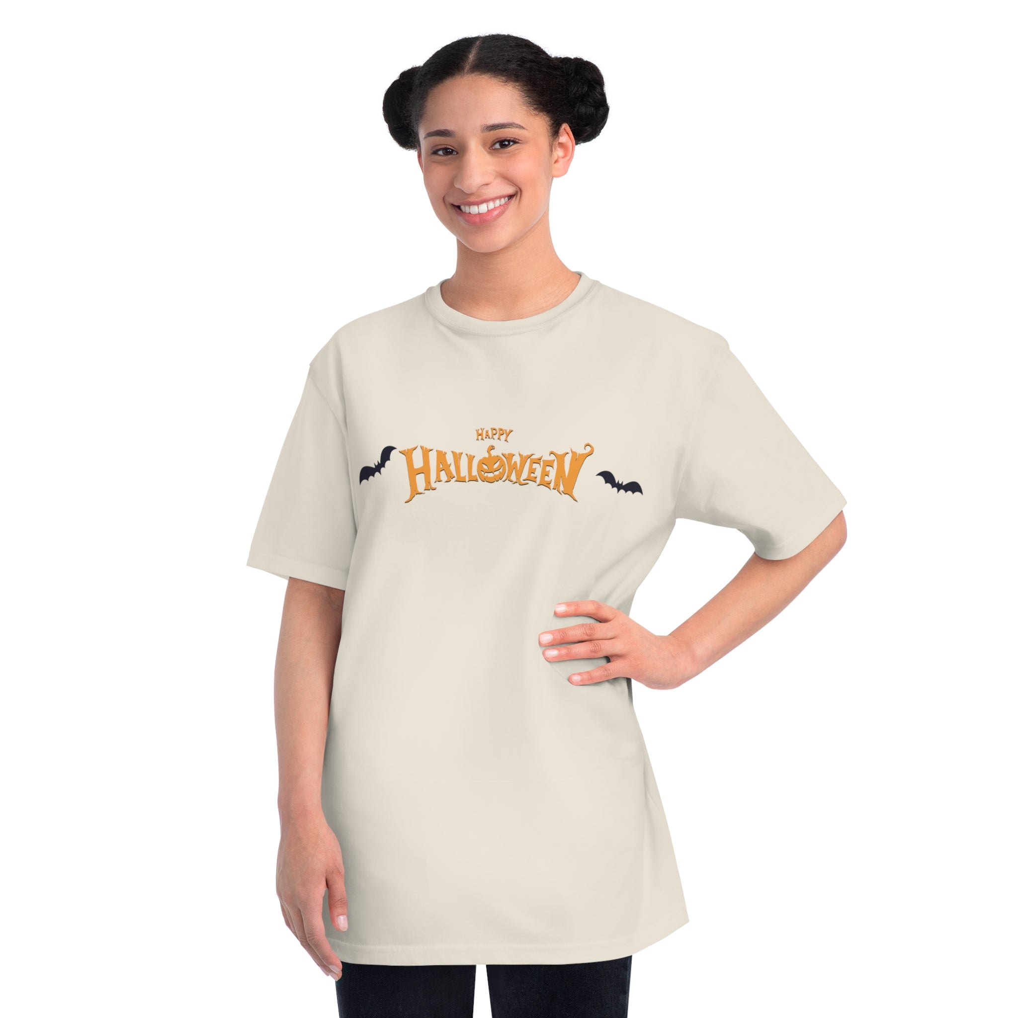 Halloween with Bats | Organic Unisex Classic T-Shirt