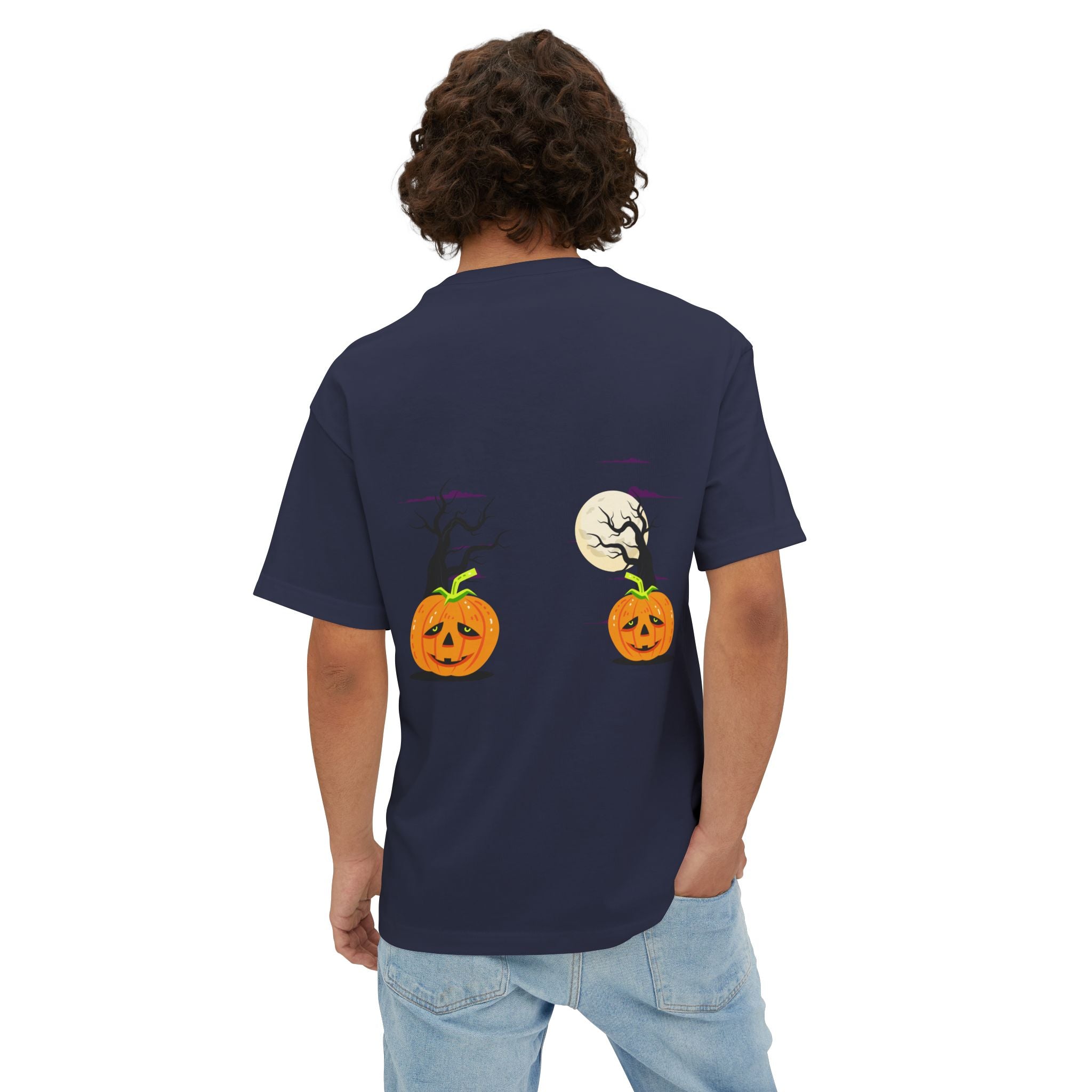 Halloween is Better with Cats | Unisex Oversized Boxy Tee