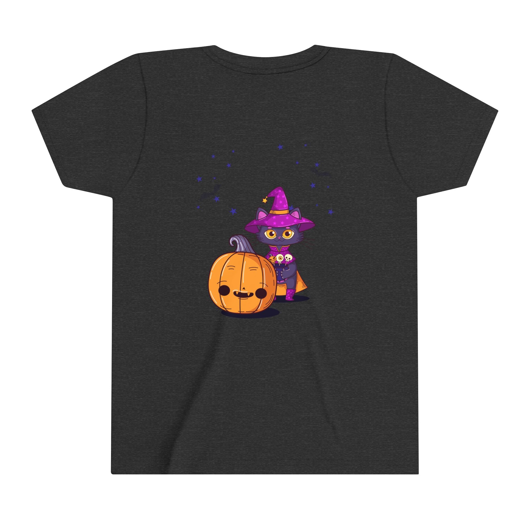 Halloween with Witch's Cats | Youth Short Sleeve Tee