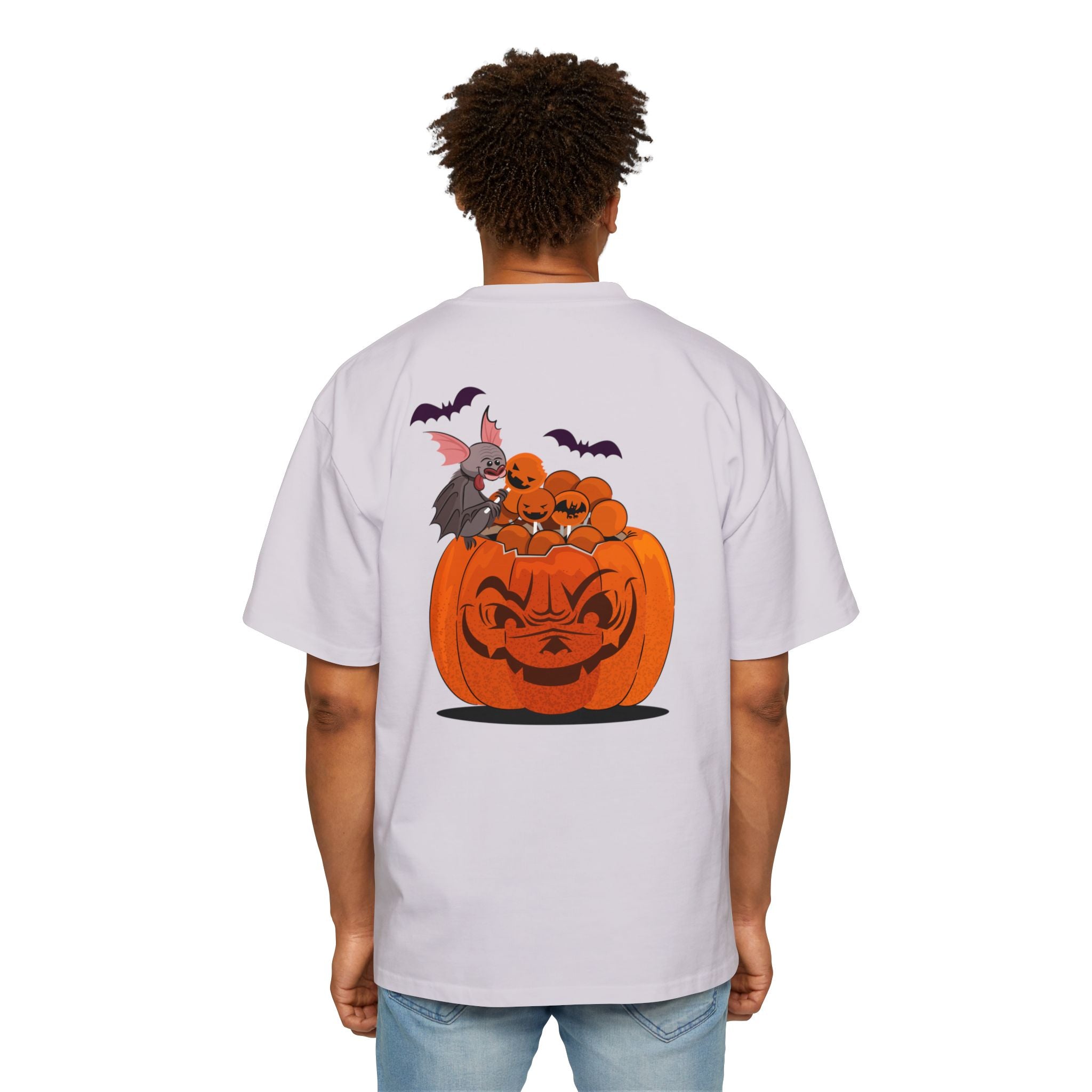 Halloween Trick or Treat | Men's Heavy Oversized Tee