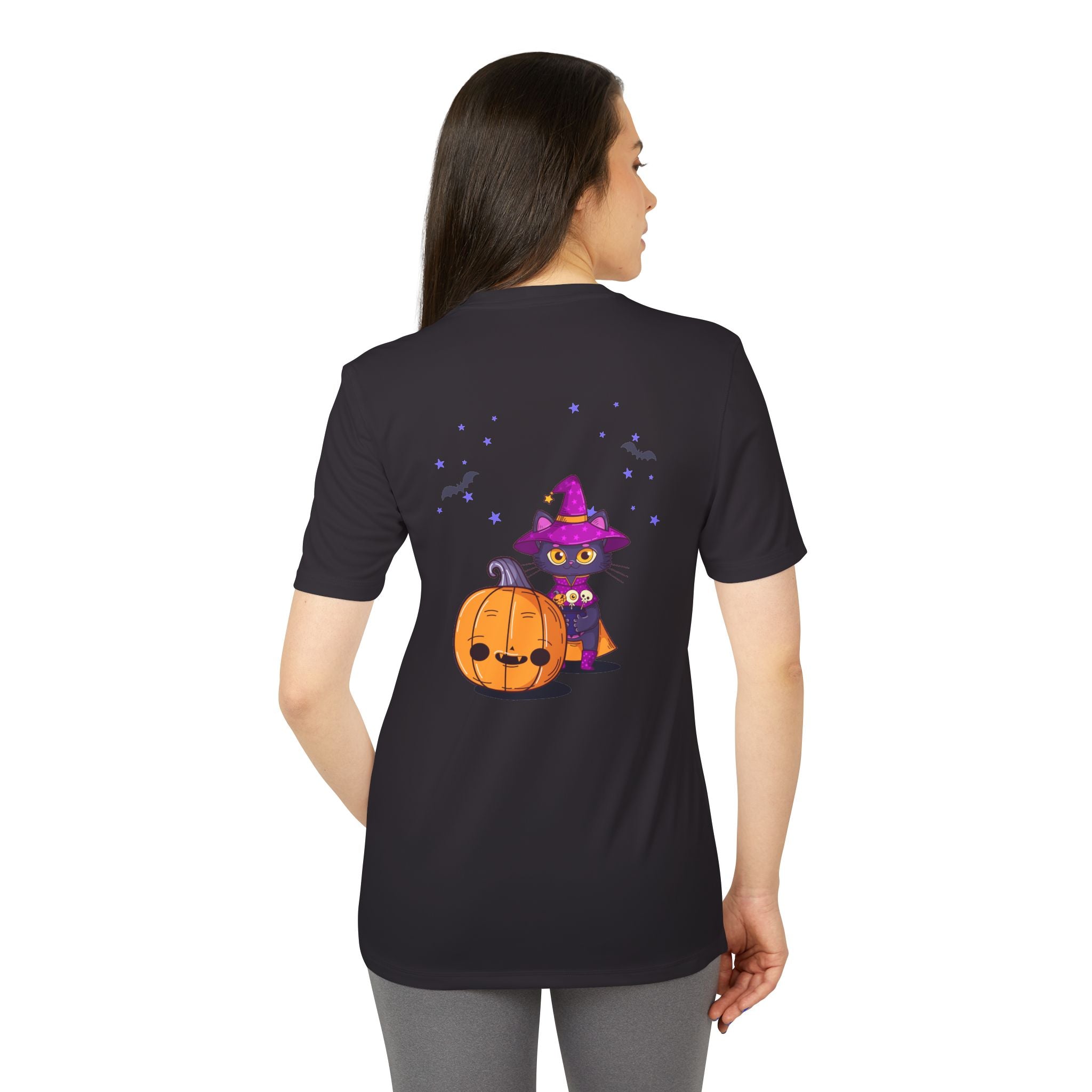 Halloween with Witch's Cats | adidas Unisex Sport T-shirt