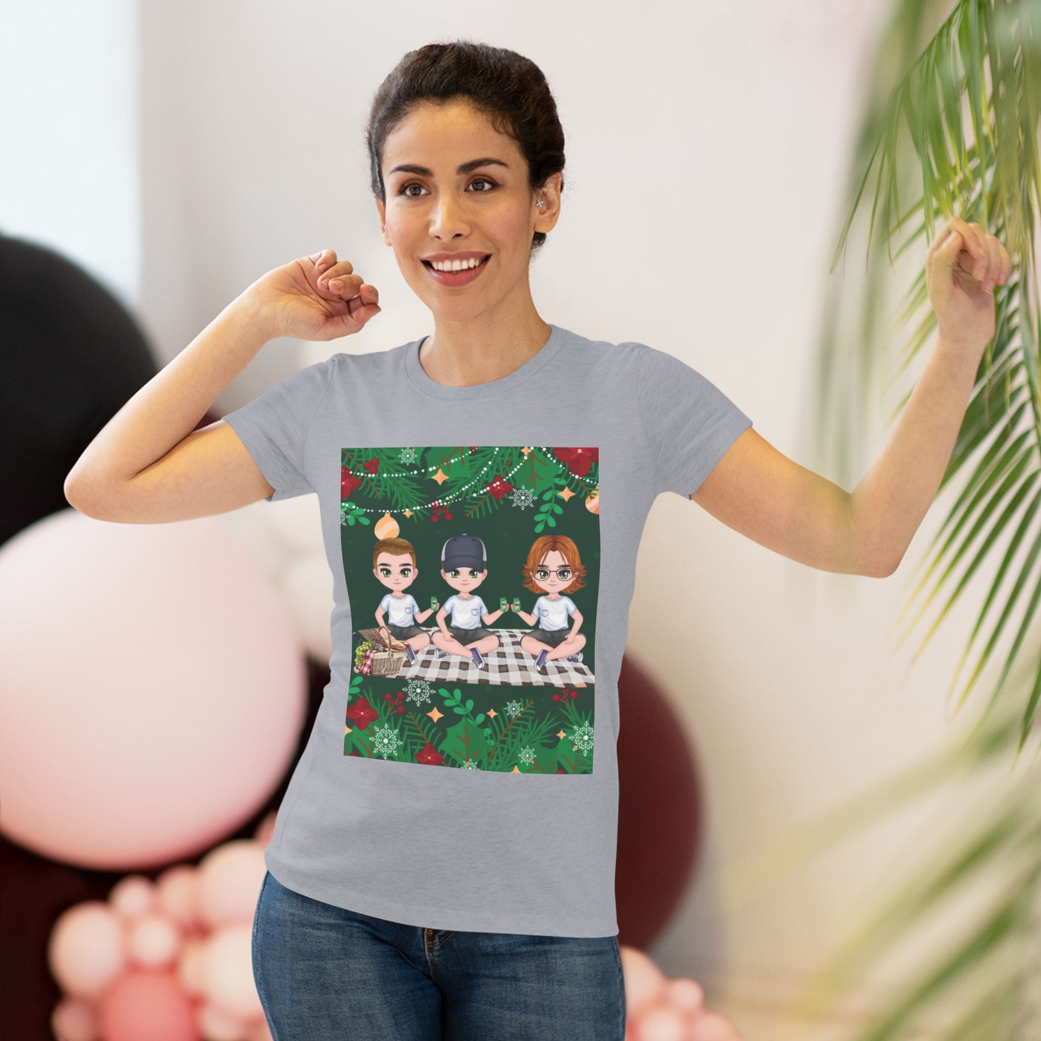 HAPPY CHRISTMAS DAY Women's Triblend Tee