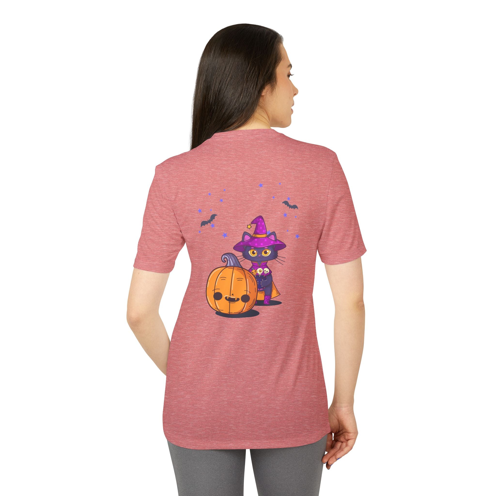 Halloween with Witch's Cats | adidas Unisex Sport T-shirt