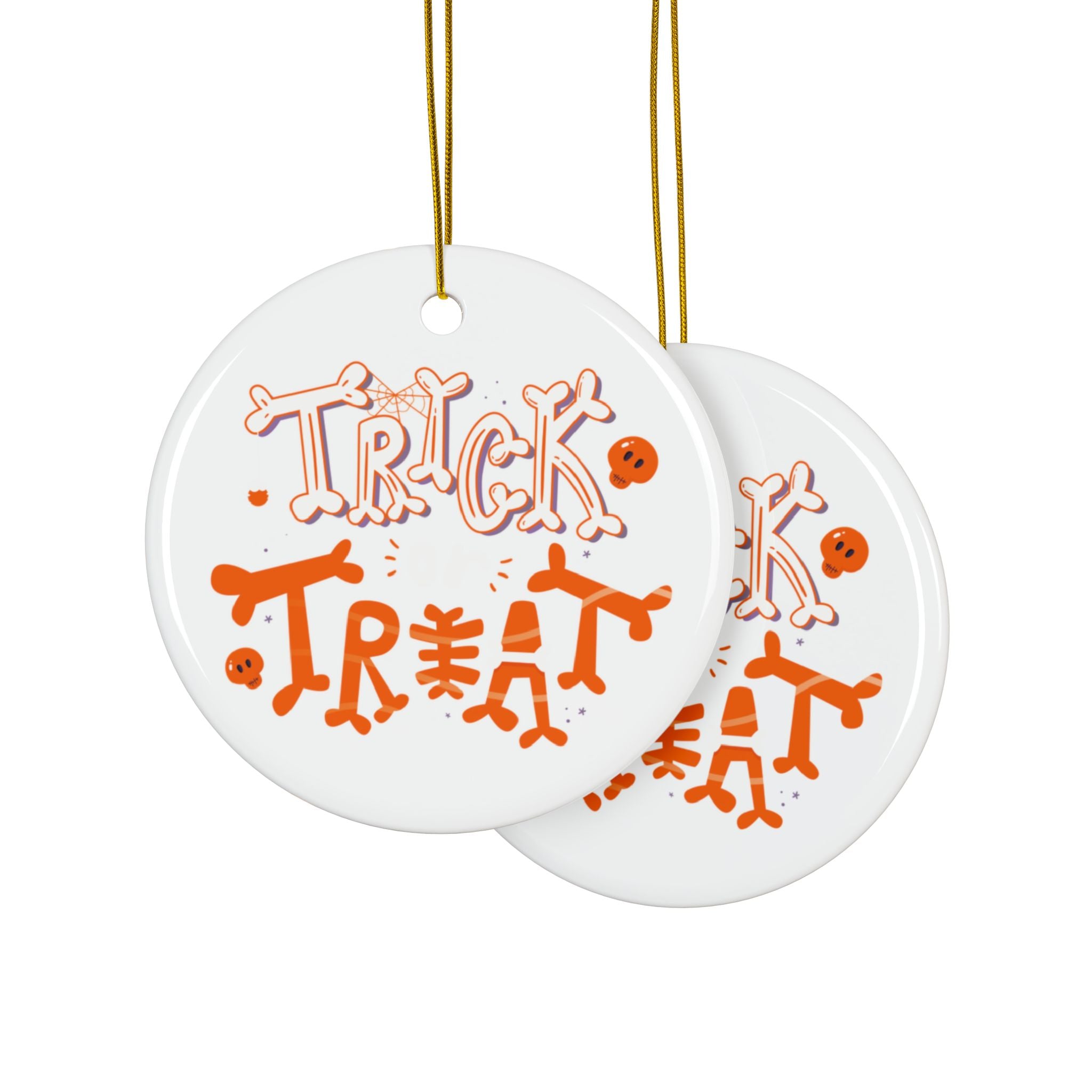 Halloween Trick or Treat | Ceramic Ornaments