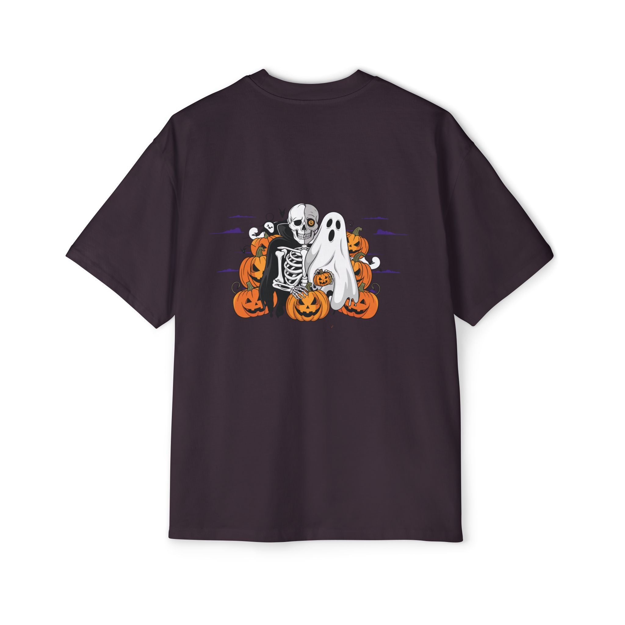 Halloween with Bats | Men's Heavy Oversized Tee