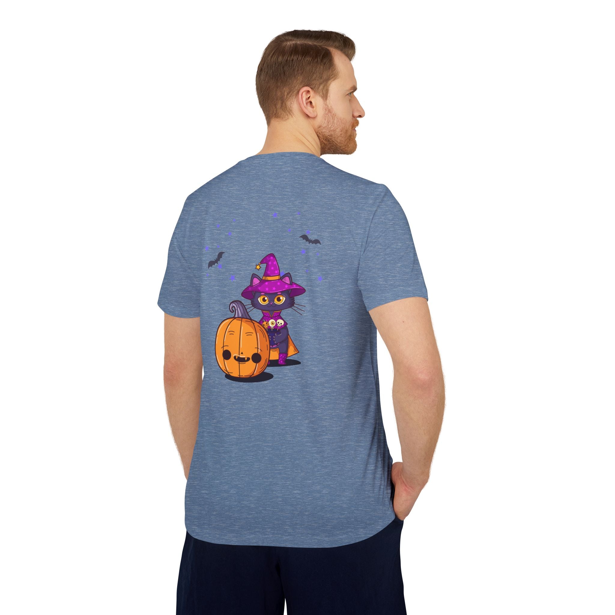 Halloween with Witch's Cats | adidas Unisex Sport T-shirt