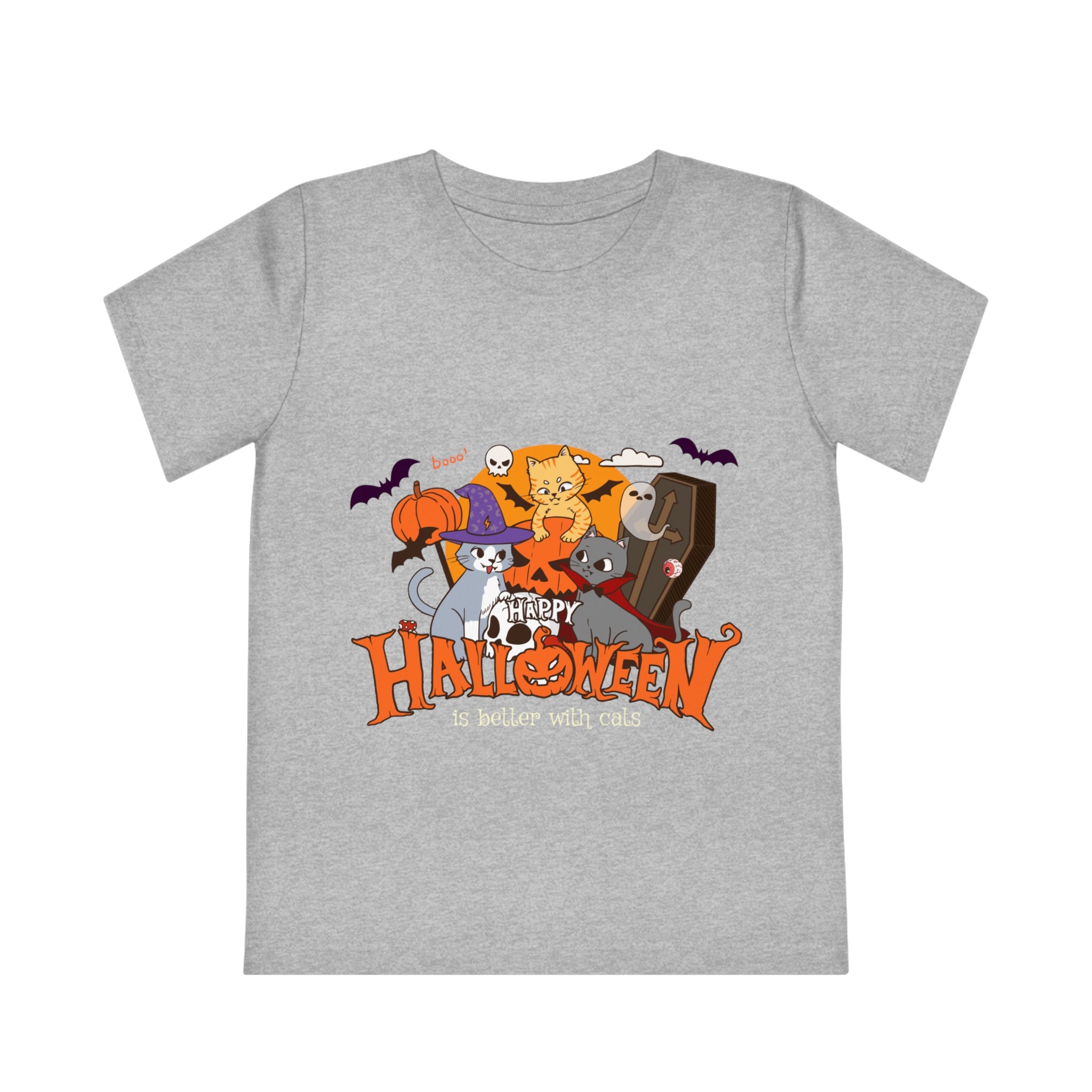 Halloween is Better with Cats | Kids' Creator T-Shirt