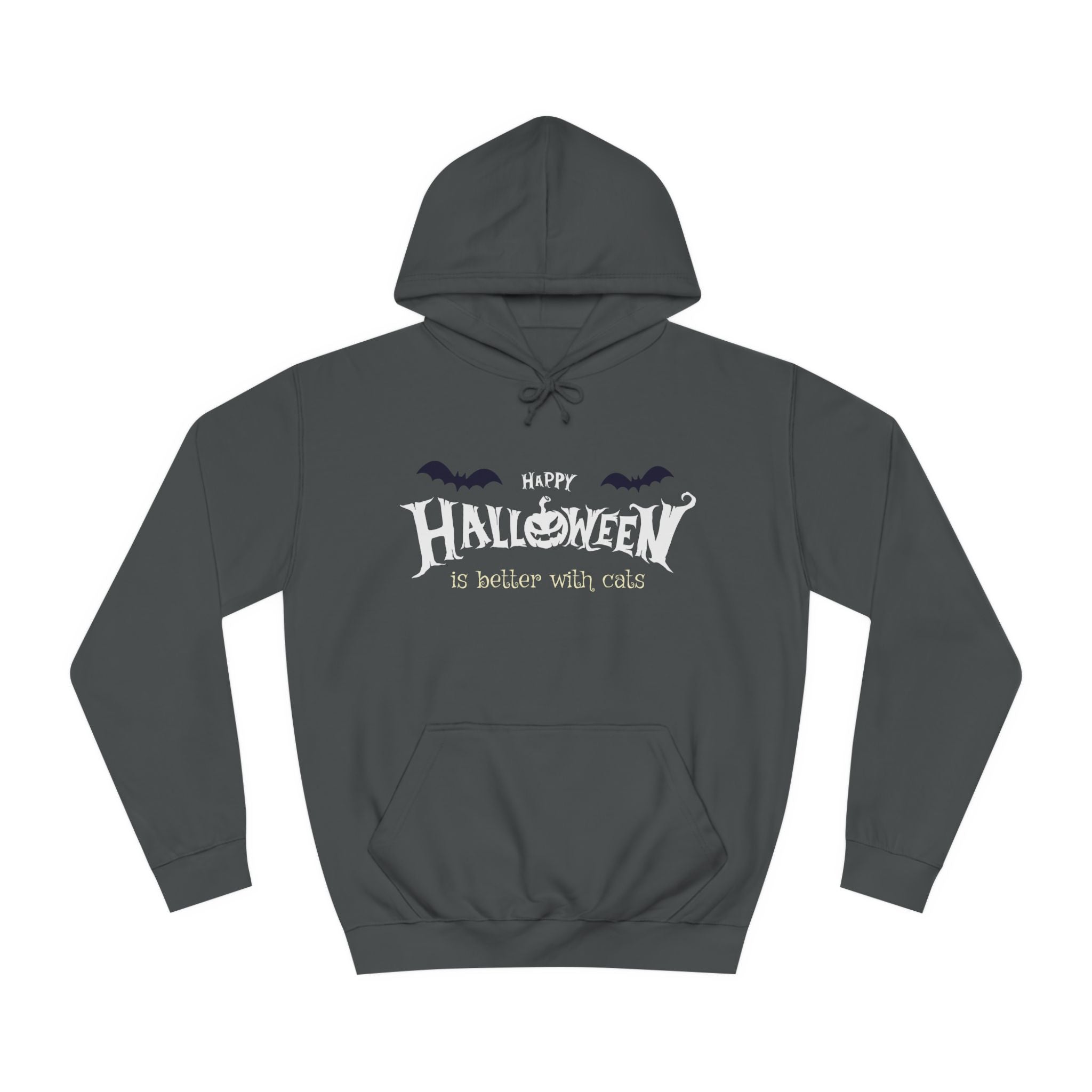 Halloween with Witch's Cats | Unisex College Hoodie