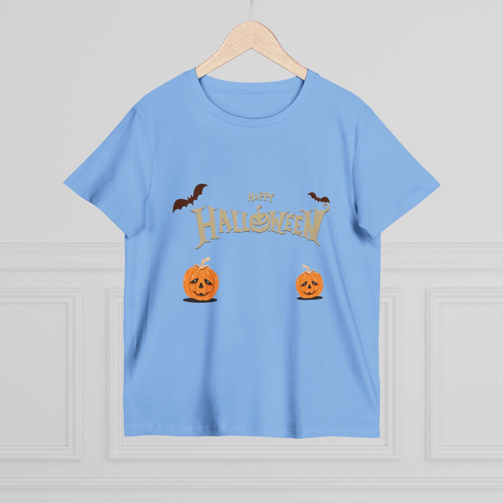 Halloween with Pumpkins | Women’s Maple Tee